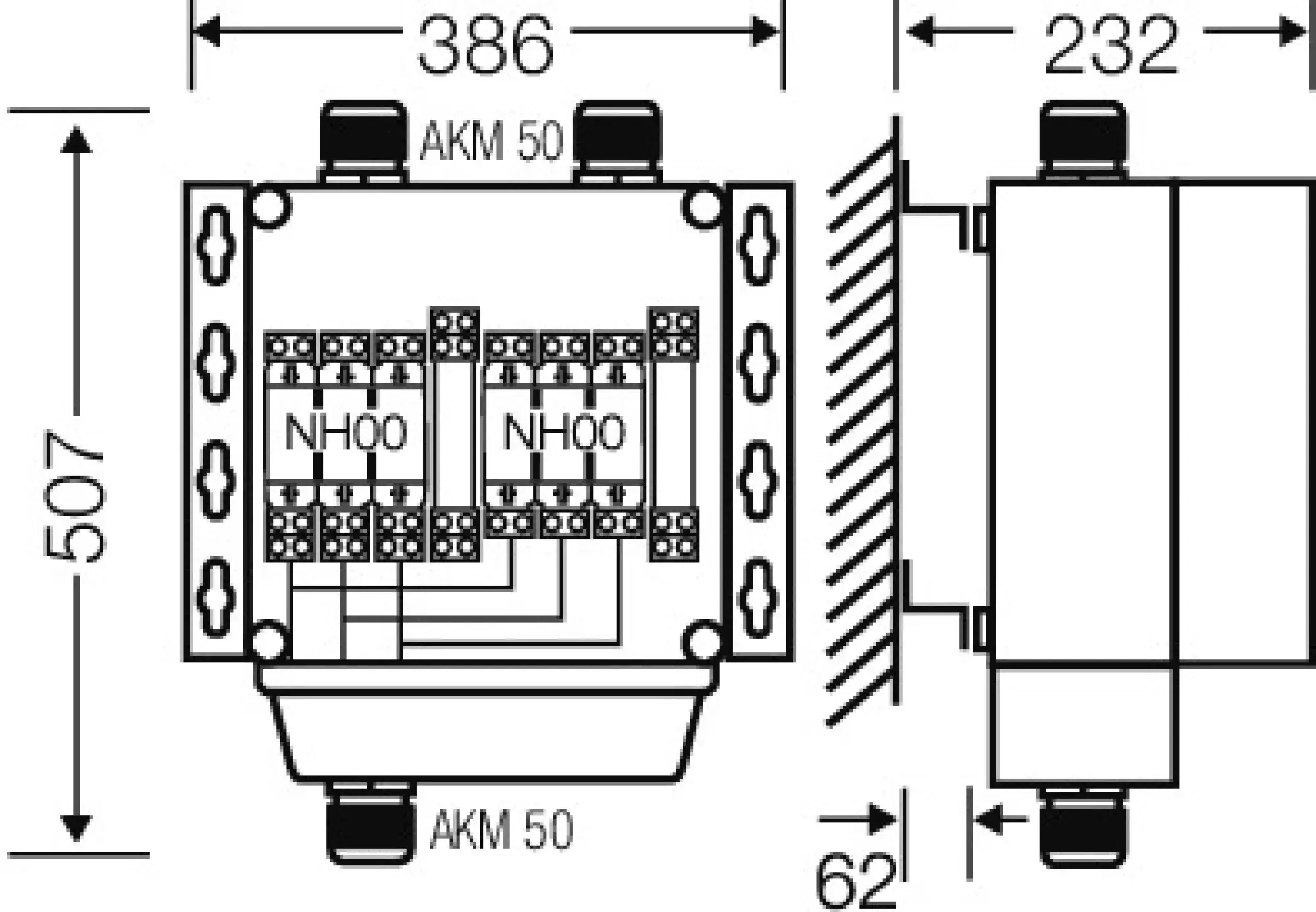 Hensel 20001511 anschlussfertiger Verteiler 2x3xNH 00 , 125 A + PE +N, mit Brücken 35 qmm Mi AK 3142 (img_003) Hensel 20001511 anschlussfertiger Verteiler 2x3xNH 00 , 125 A + PE +N, mit Brücken 35 qmm Mi AK 3142 (img_003)