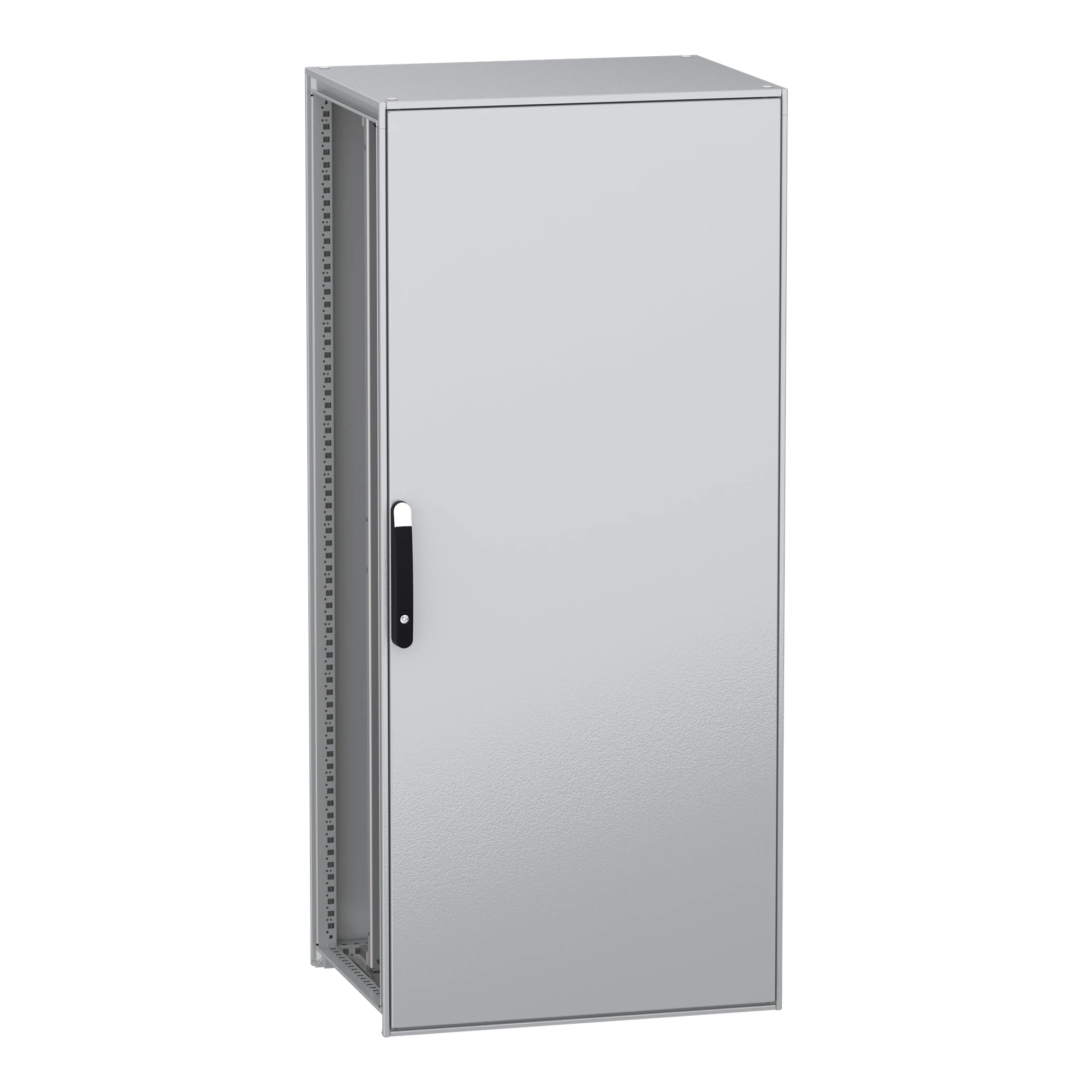 Schneider Electric NSYSFN18860P Freestanding enclosure, electric, PanelSeT SFN, made of decarbonized steel, with mounting plate, assembled, 1800x800x600mm, IP55 (img_001)