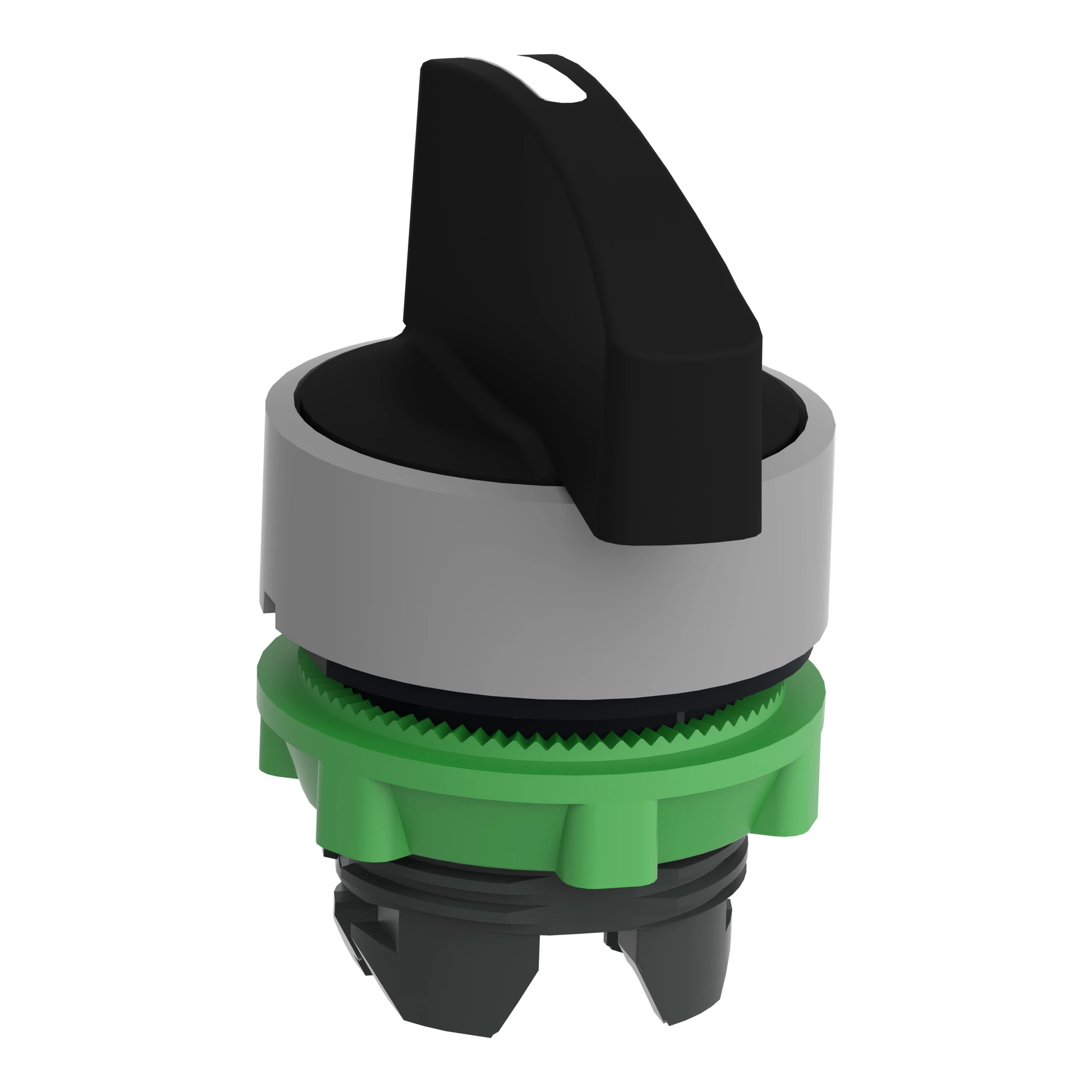 Schneider Electric ZB5AJ8C0 Selector Switch, Front Element, Harmony XB5, Plastic, 22mm, light grey, black, 3 positions, long toggle, latching (img_006) Schneider Electric ZB5AJ8C0 Selector Switch, Front Element, Harmony XB5, Plastic, 22mm, light grey, black, 3 positions, long toggle, latching (img_006)