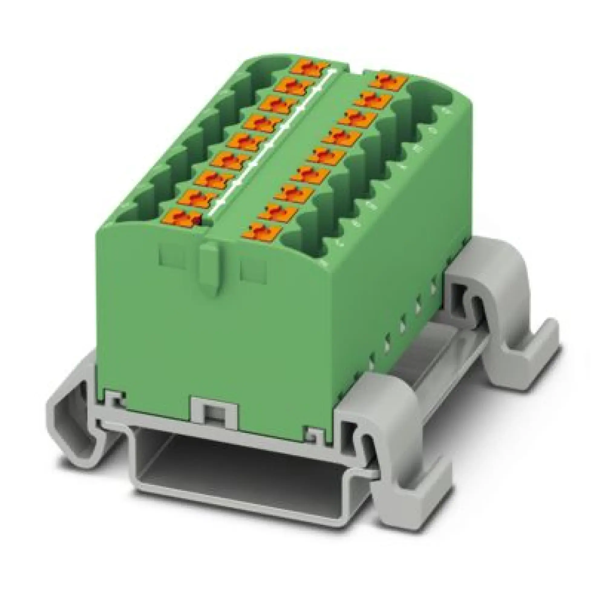 Phoenix Contact 3273184 Distribution block PTFIX 18X2,5-NS35A GN (img_001)