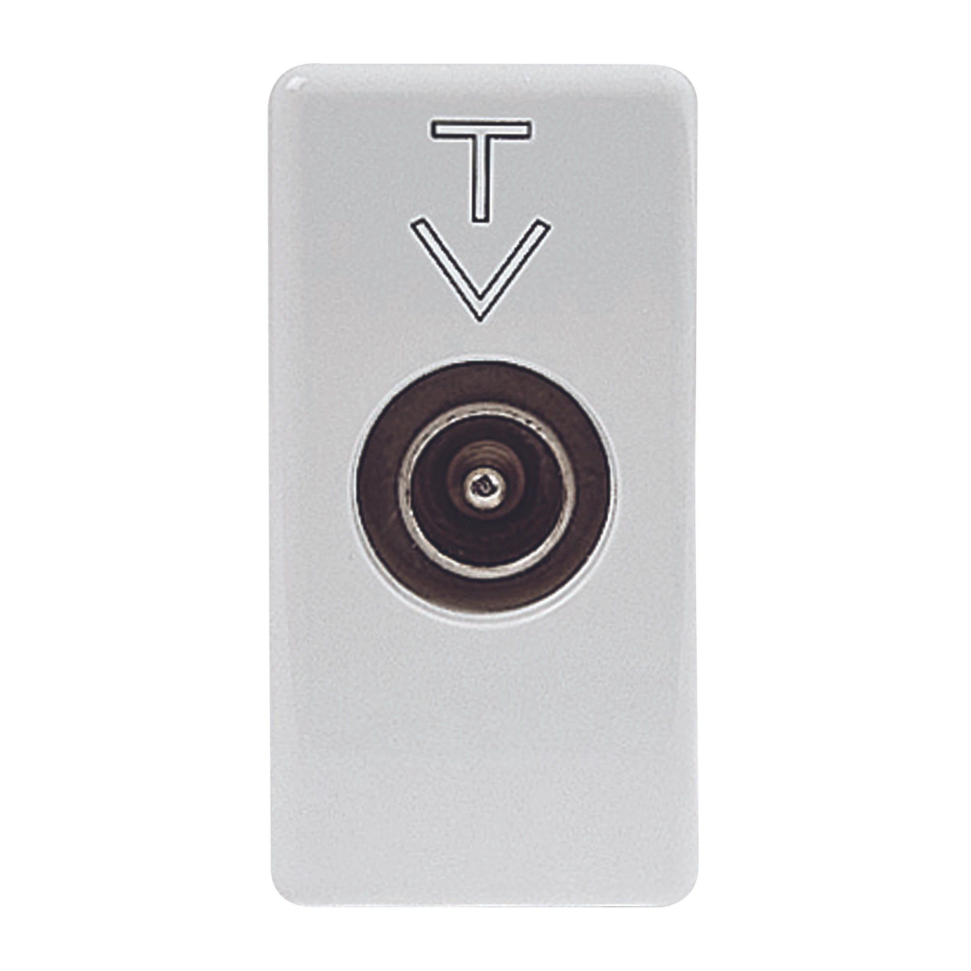 GEWISS GW20386 System TV-Dose 1M IEC Stecker Daempfung 5dB Weiss (img_001)