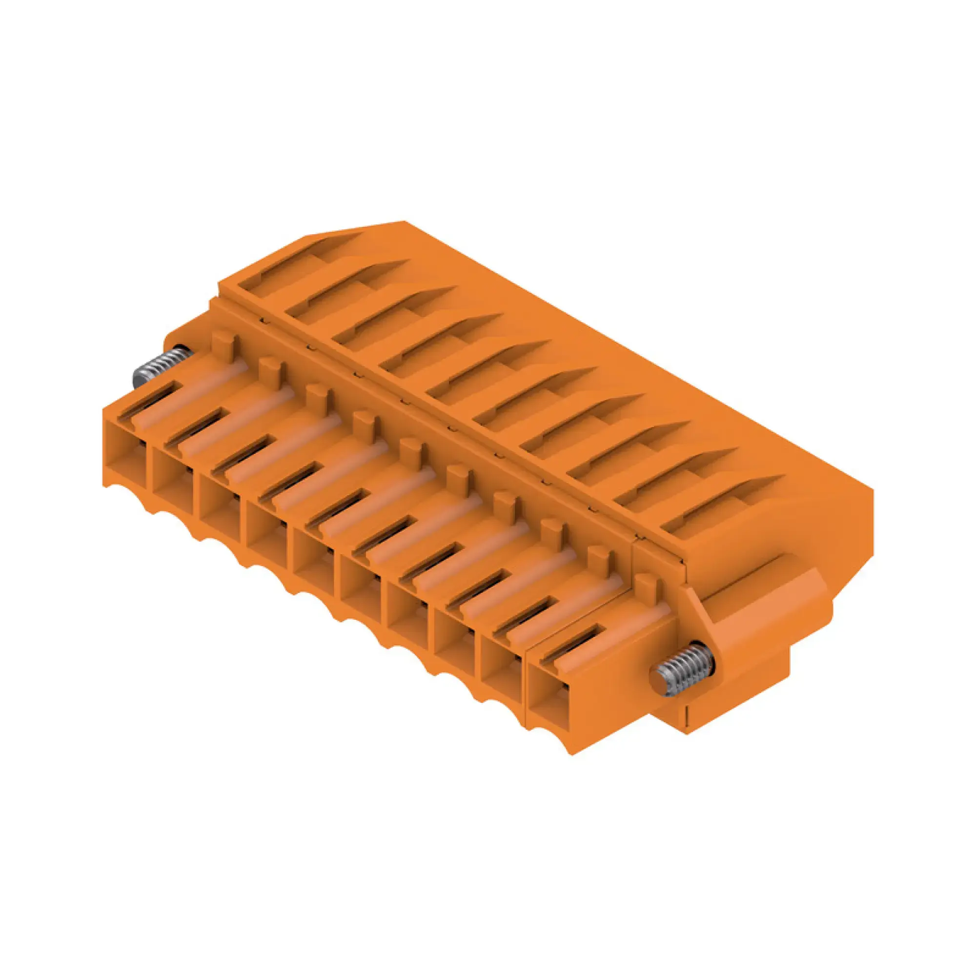 Weidmüller 1640010000 PCB connector (wire connection), 160 V, 12 A, Pitch in mm: 3.50, 1.5 mm², Number of poles: 10, Clamping yoke connection, Box (img_001)