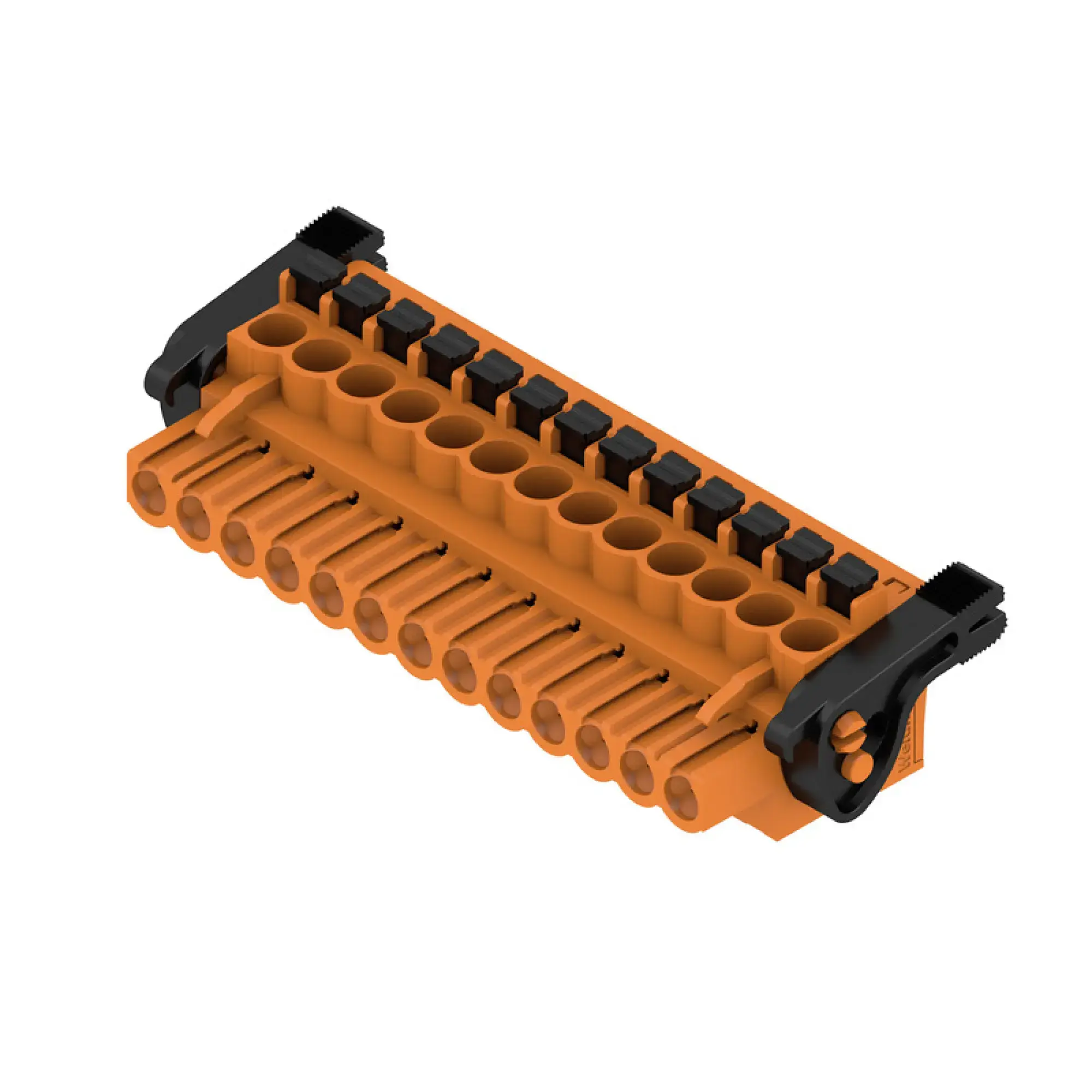 Weidmüller 1980980000 PCB connector (wire connection), 320 V, 24 A, Pitch in mm: 5.00, 3.31 mm², Number of poles: 13, PUSH IN with actuator, Box (img_001) Weidmüller 1980980000 PCB connector (wire connection), 320 V, 24 A, Pitch in mm: 5.00, 3.31 mm², Number of poles: 13, PUSH IN with actuator, Box (img_001)