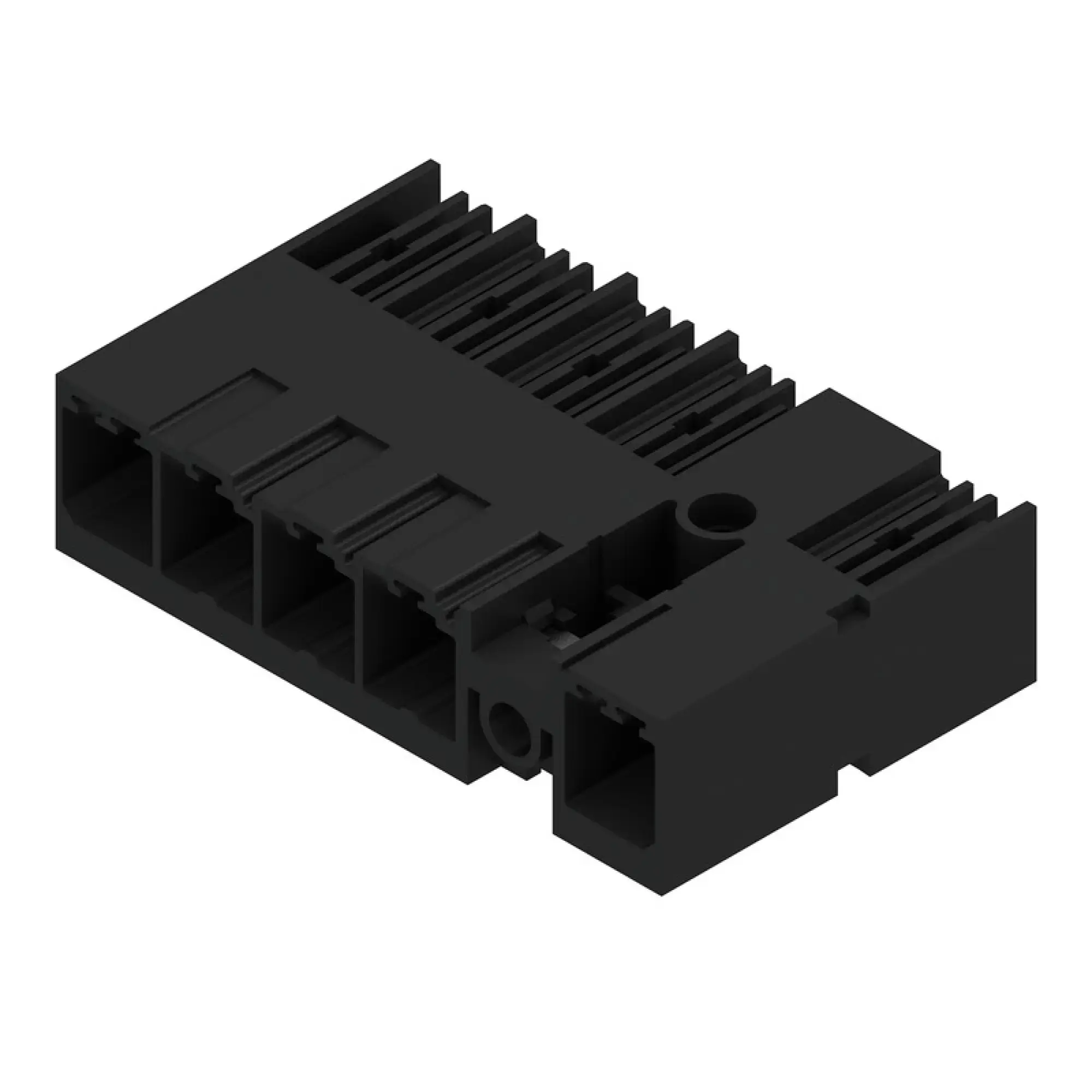 Weidmüller 2499890000 PCB connector (board connection), 630 V, 41 A, Pitch in mm: 7.62, Number of poles: 5, THT/THR solder connection, Box (img_001)