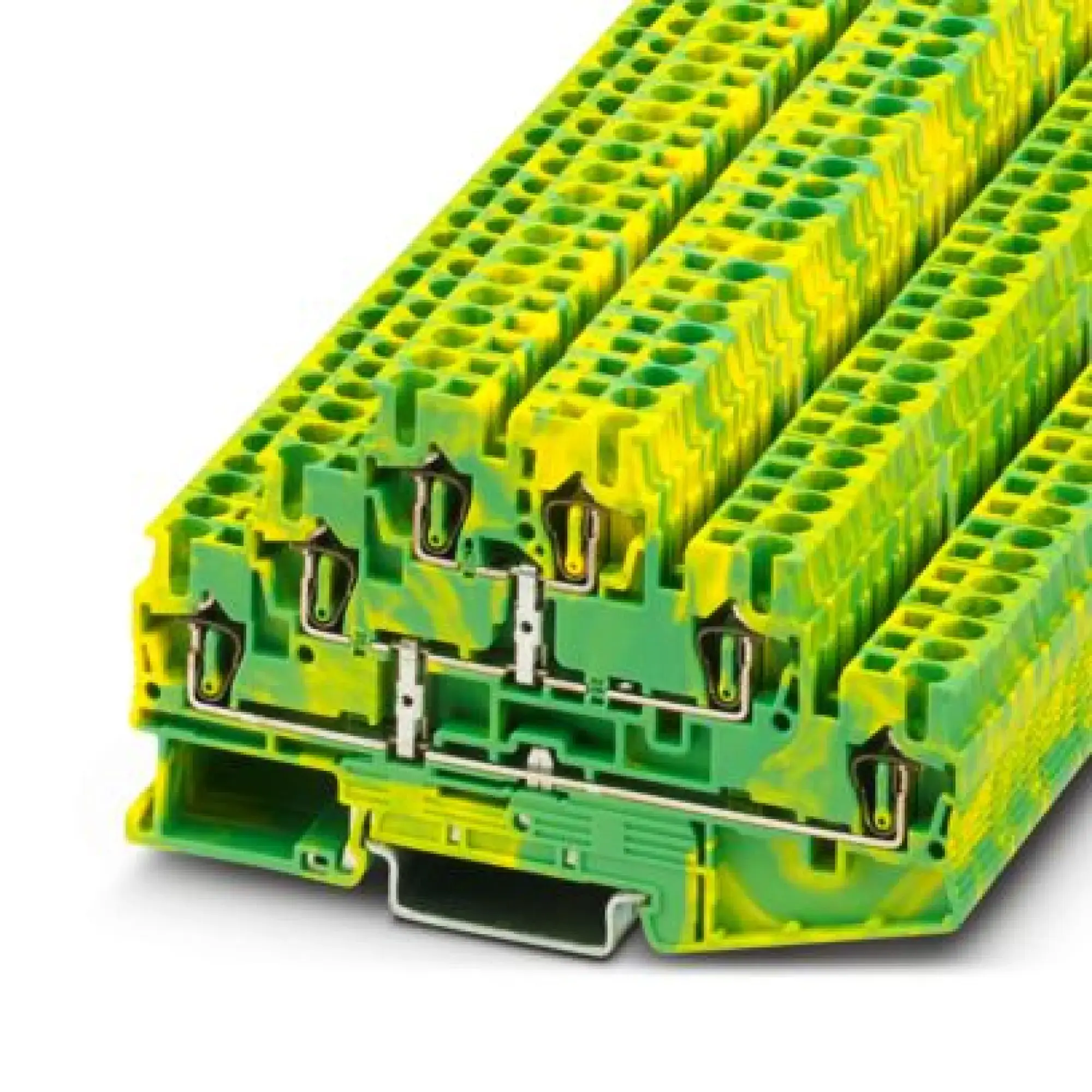 Phoenix Contact 3036071 Spring-cage protective conductor terminal block ST 2,5-3PE (img_001)