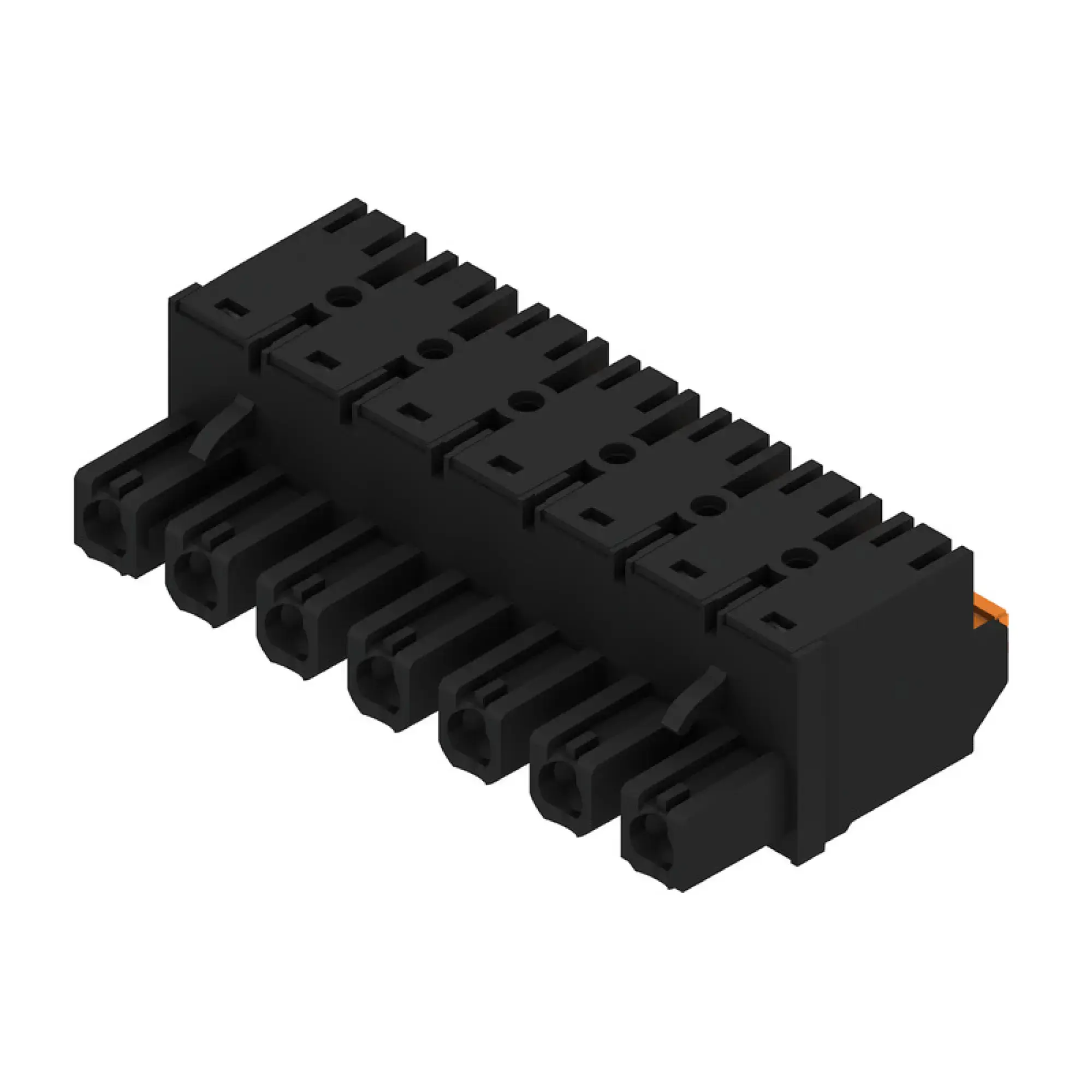 Weidmüller 1227350000 PCB connector (wire connection), 1000 V, 29 A, Pitch in mm: 7.62, 2.5 mm², Number of poles: 7, PUSH IN with actuator, Box (img_001)