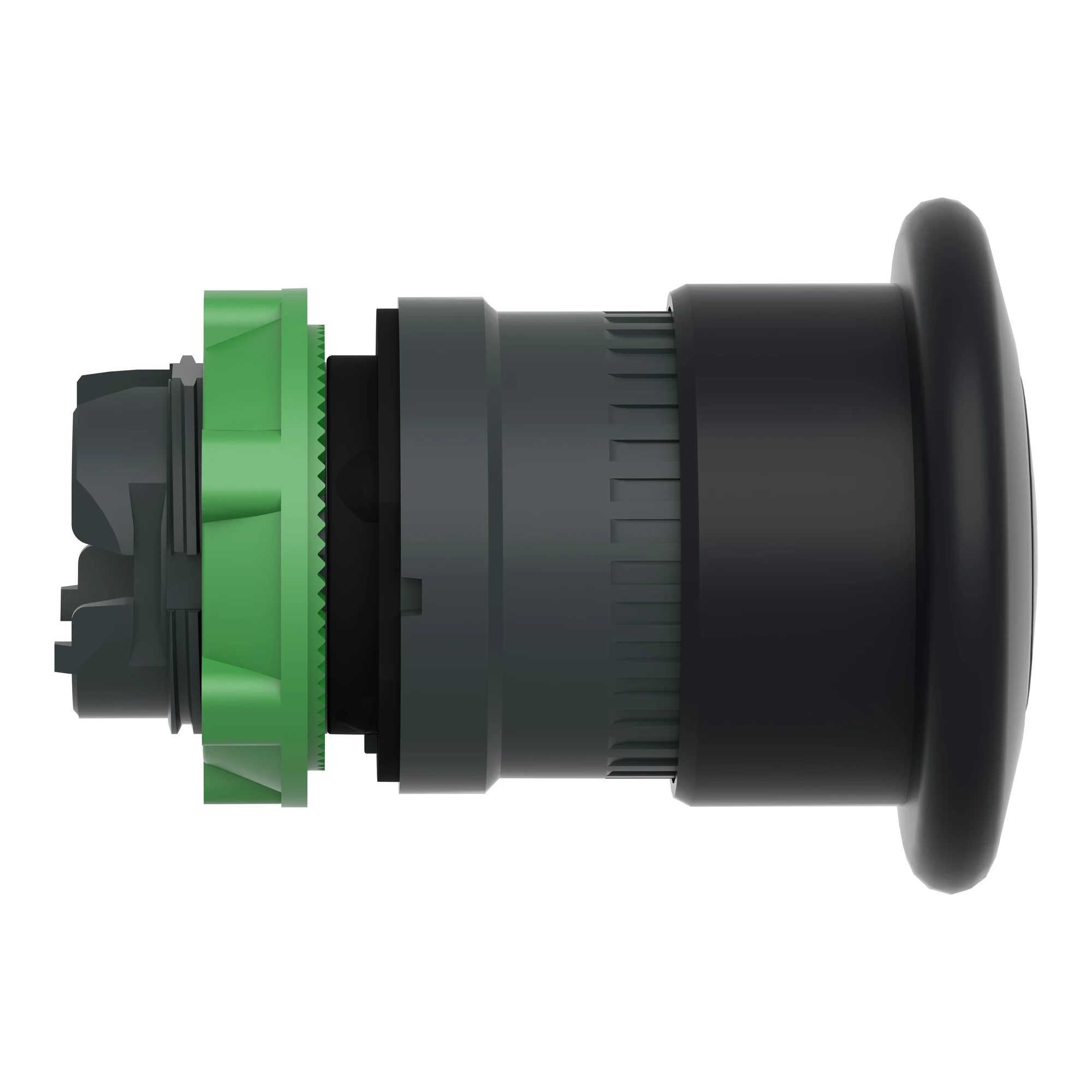Schneider Electric ZB5AT2 Mushroom Pushbutton, Front element, Harmony XB5, Plastic, 22mm, black, Mushroom 40mm, Pull release (img_003)
