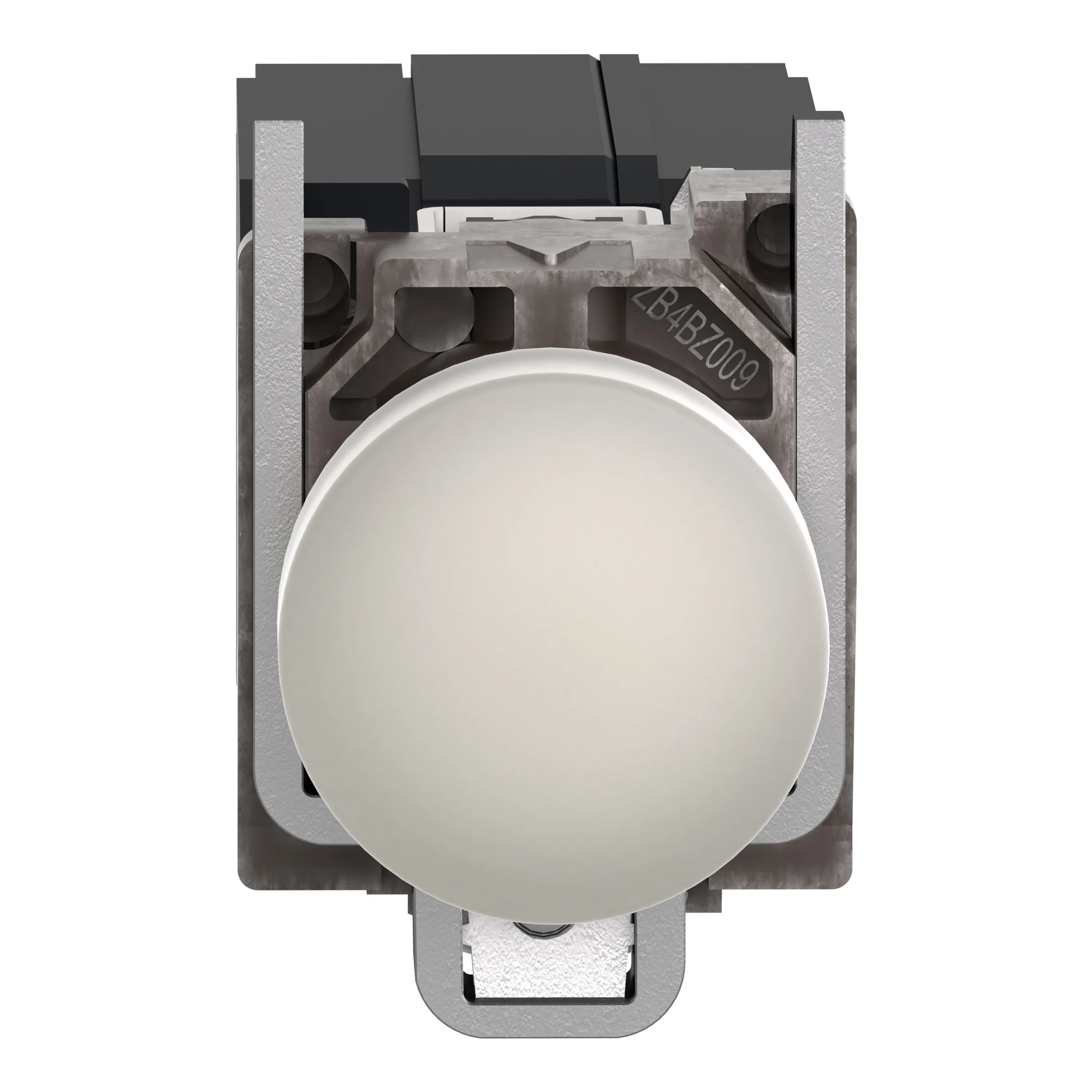 Schneider Electric XB4BV5B1 Pilot Light, Harmony XB4, Metal, 22mm, White, with Transformer, Incandescent Lamp BA9s, Smooth Dome, Screw Terminal, 400V (img_004)