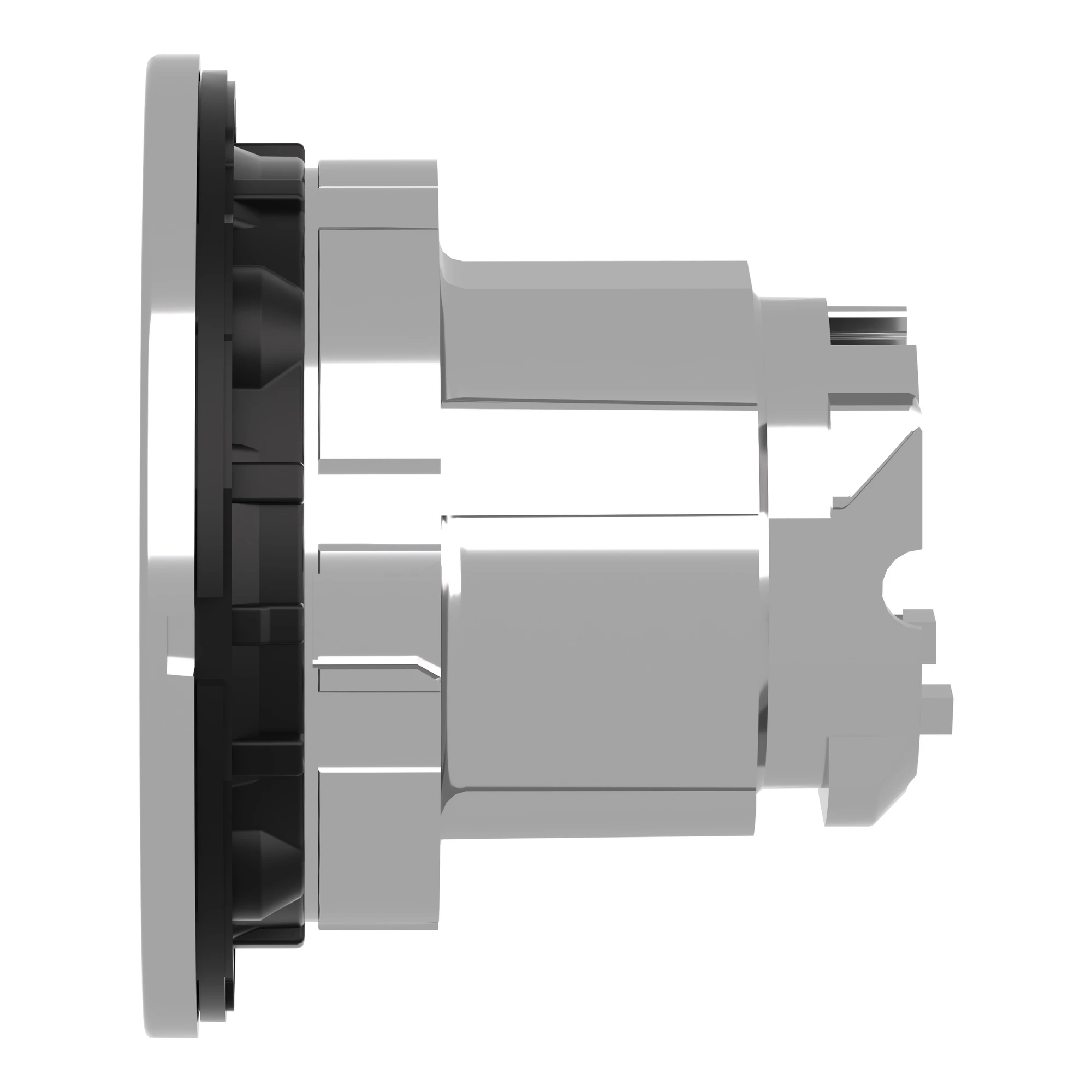 Schneider Electric ZB4FW343 Illuminated Pushbutton, Front Element, Harmony XB4F, Metal, 30mm, Red, Unlabeled, Momentary, for Universal LED (img_005)