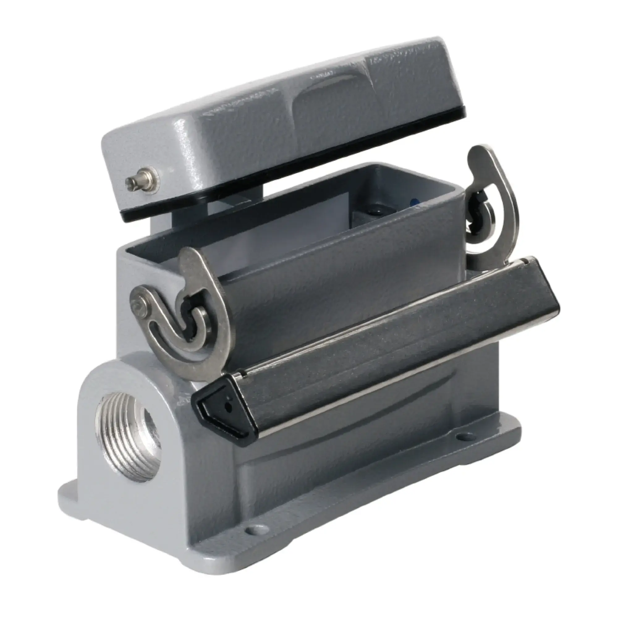 Weidmüller 1902290000 Housing (industry plug-in connectors), Base housing, End-locking clamp, lower side, Size: 5, IP65 (in plugged condition) (img_001)