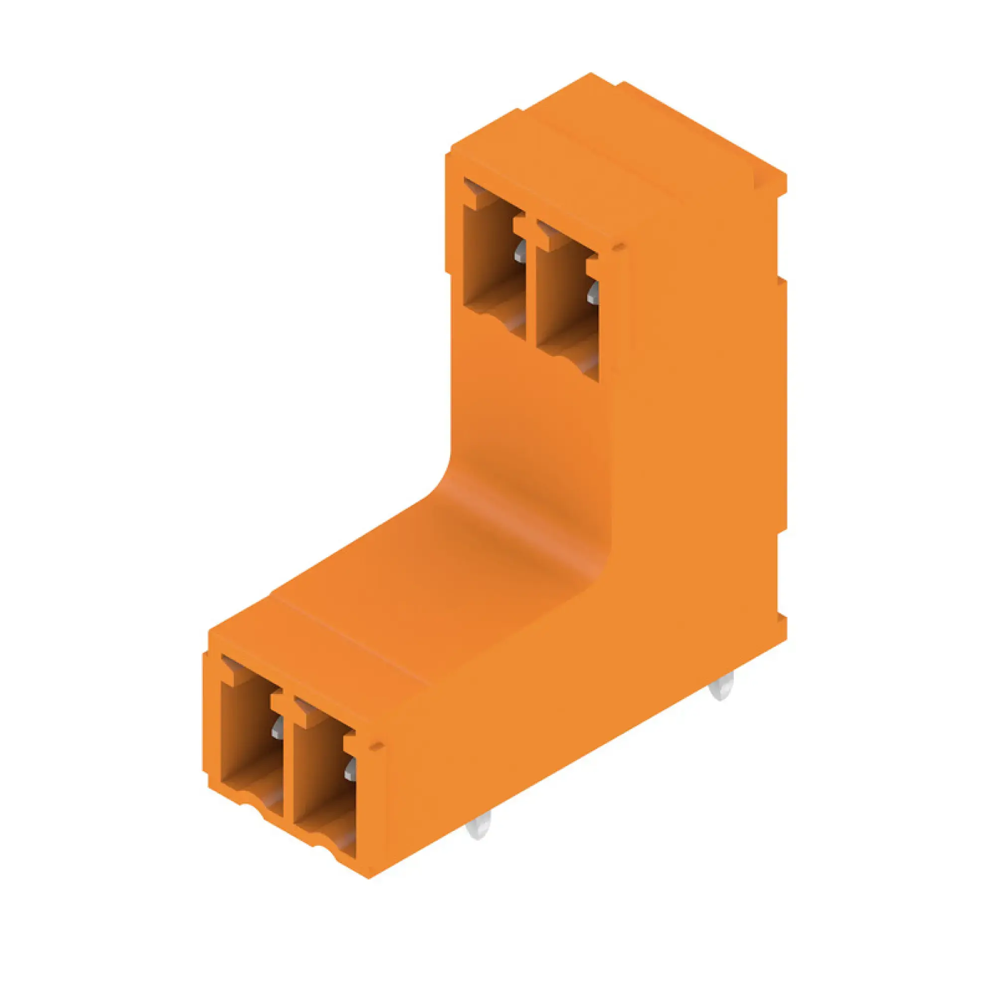 Weidmüller 1032090000 PCB connector (board connection), 160 V, 17.5 A, Pitch in mm: 3.81, Number of poles: 4, THT solder connection, Box (img_001)