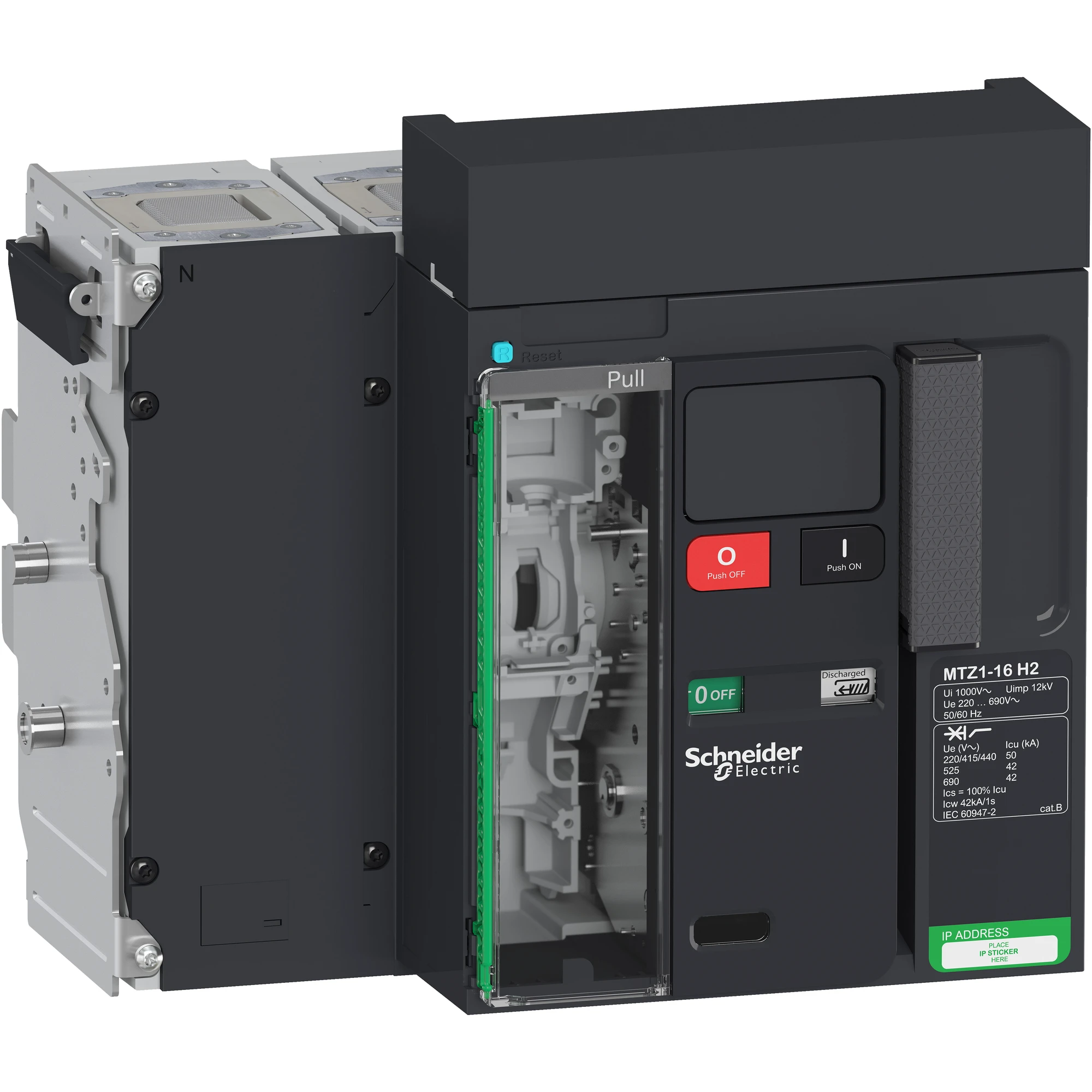 Schneider Electric LV847247 MasterPact MTZ1 1600A H2 Icu=50kA/440V 4P Basic frame Plug-in (img_001) Schneider Electric LV847247 MasterPact MTZ1 1600A H2 Icu=50kA/440V 4P Basic frame Plug-in (img_001)