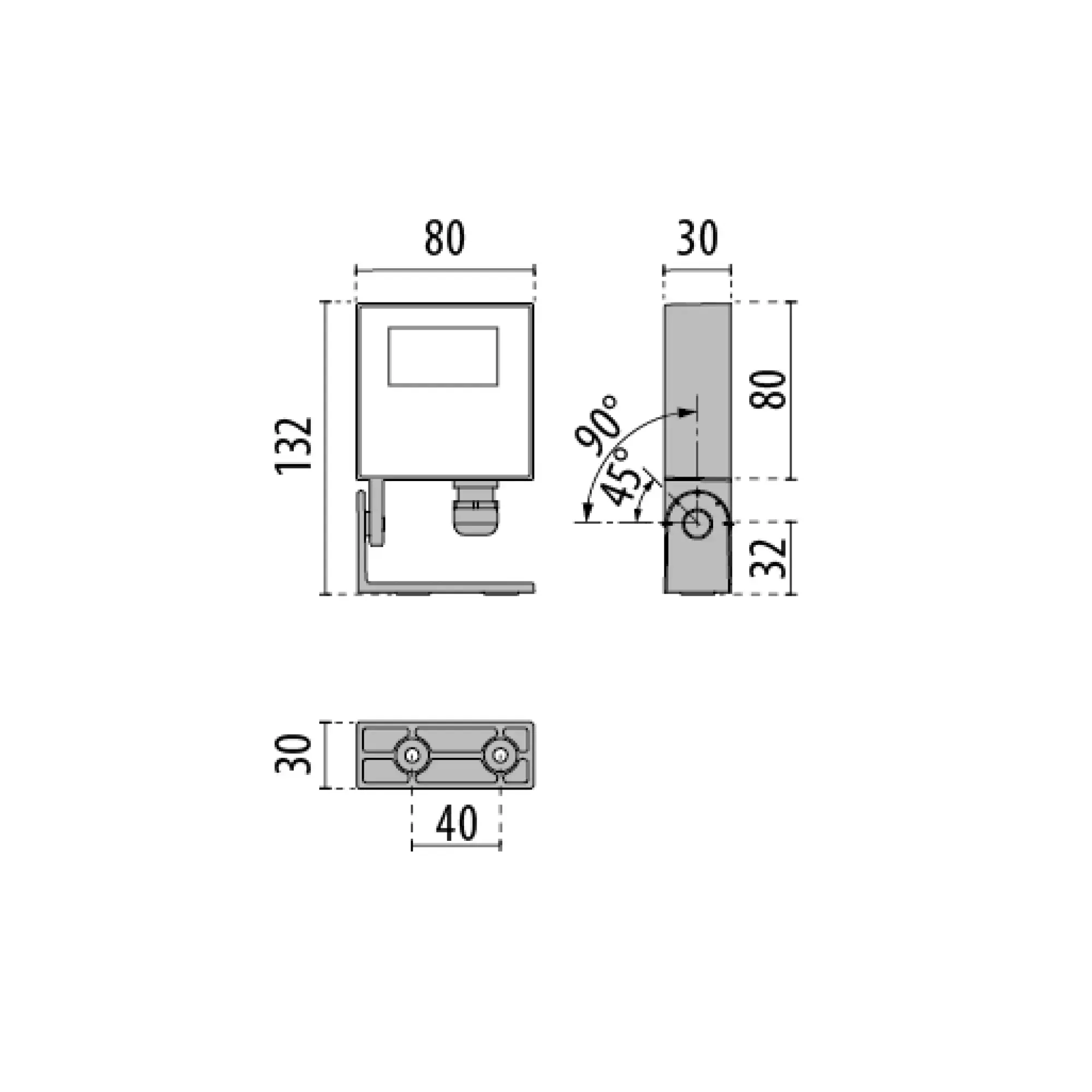 Performance iN Lighting 304611 LED-Scheinwerfer 4000K 9,5W statisch symmetrische extrabreite Streuoptik 304611 (img_005)