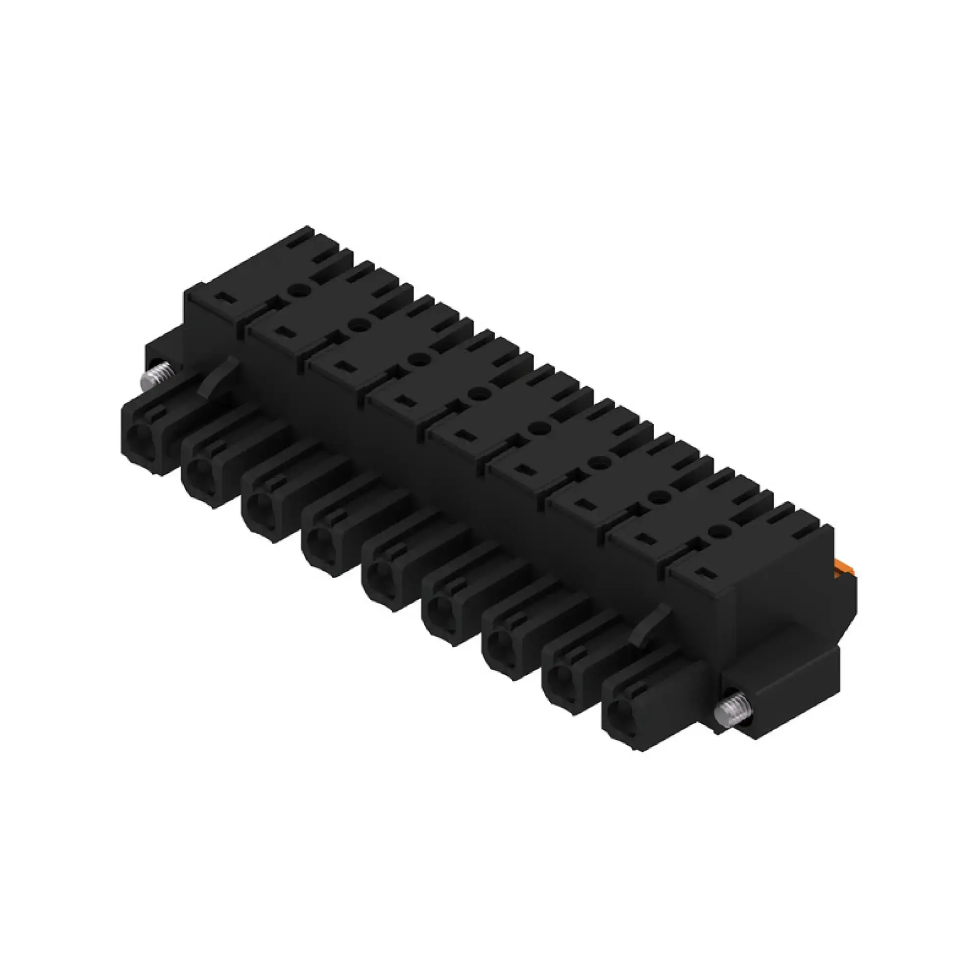 Weidmüller 1227530000 PCB connector (wire connection), 1000 V, 29 A, Pitch in mm: 7.62, 2.5 mm², Number of poles: 9, PUSH IN with actuator, Box (img_001)