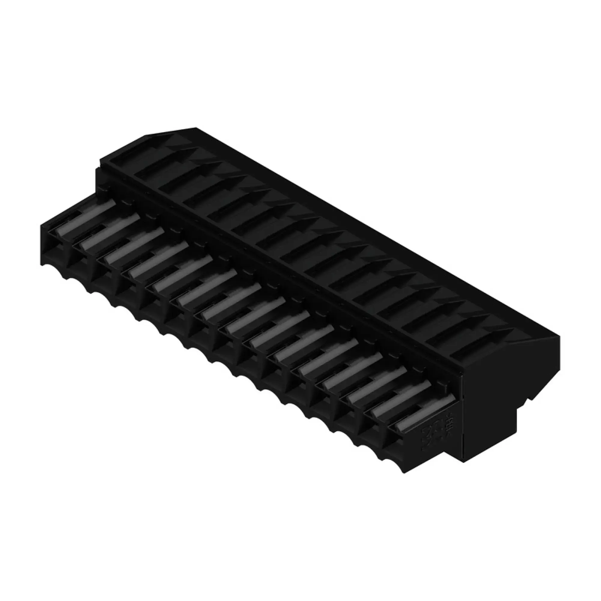 Weidmüller 1639830000 PCB connector (wire connection), 160 V, 12 A, Pitch in mm: 3.50, 1.5 mm², Number of poles: 15, Clamping yoke connection, Box (img_001)