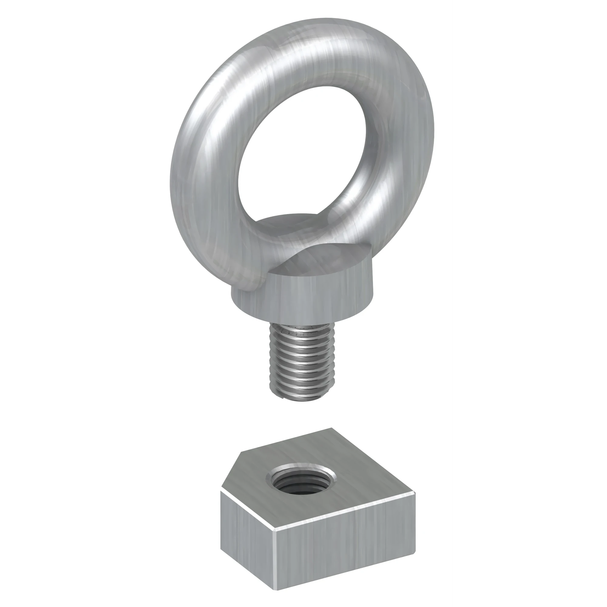 Schneider Electric NSYSMEB Spacial SM-M12-Eyebolts, Cast Steel, Galvanized, Pack of 4 (img_001)