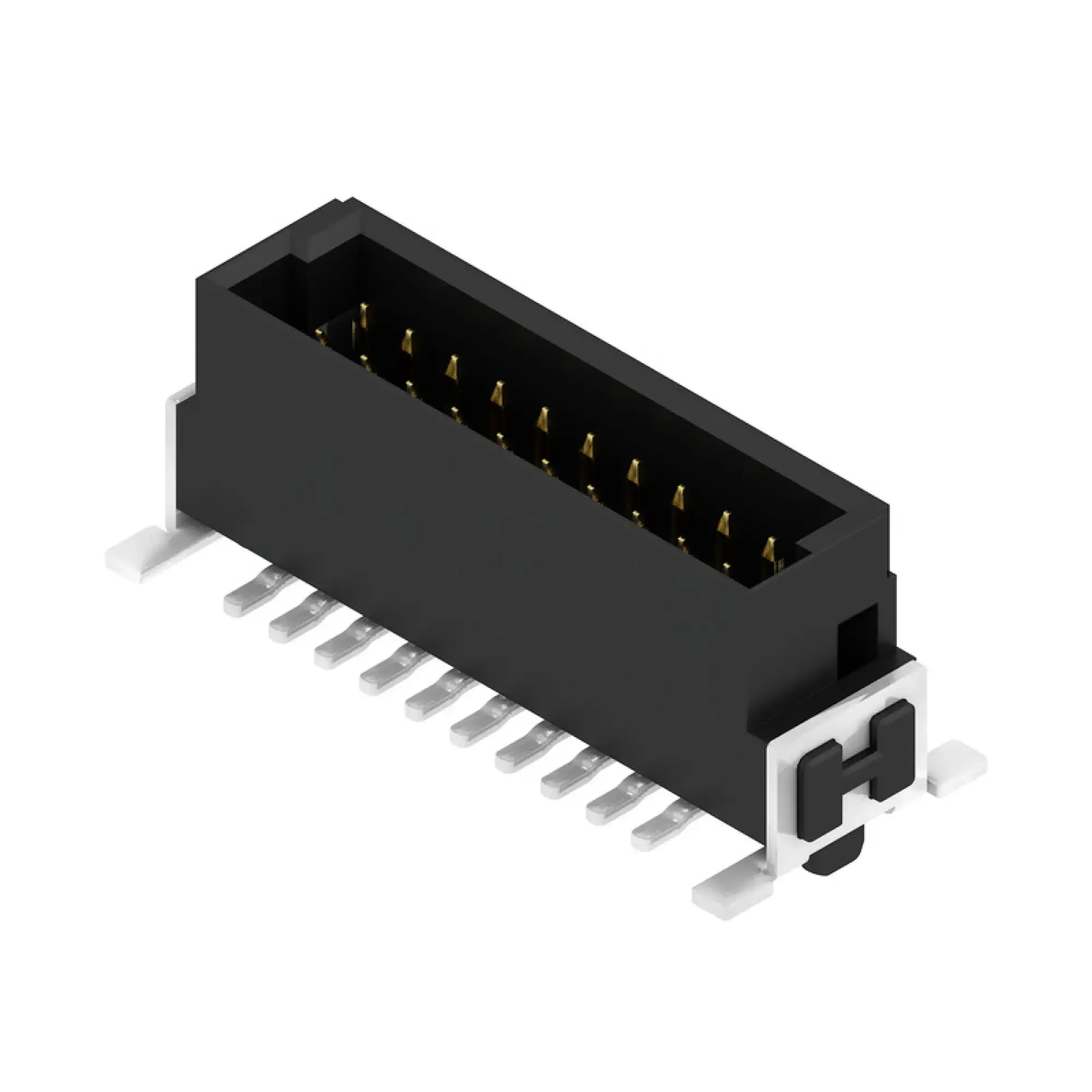 Weidmüller 2747000000 PCB connector (board connection), 2.8 A, Pitch in mm: 1.27, Number of poles: 20, SMD solder connection, Tape (img_001)