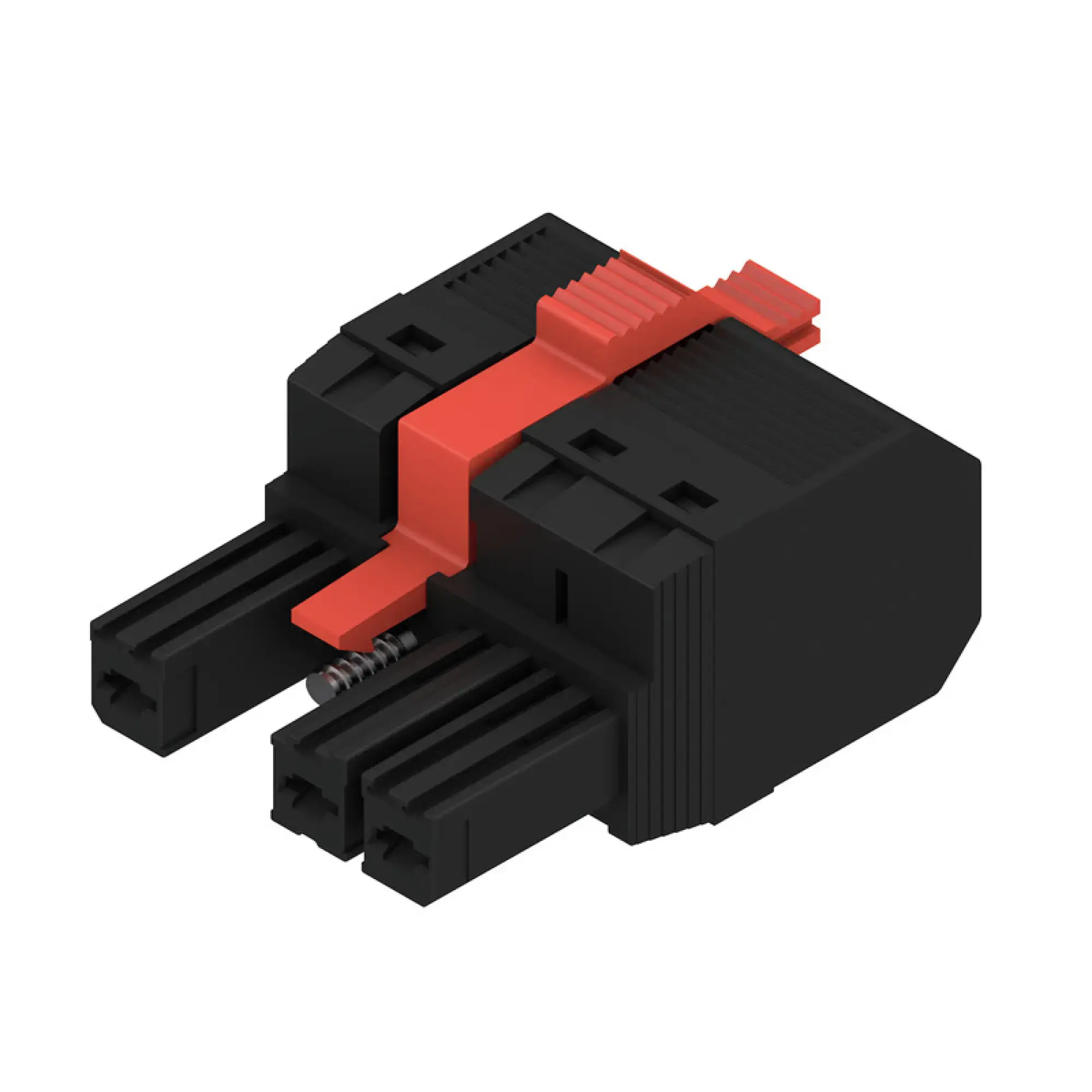 Weidmüller 1060650000 PCB connector (wire connection), 1000 V, 57 A, Pitch in mm: 7.62, 10 mm², Number of poles: 3, PUSH IN without actuator, Tension-clamp connection, Box (img_001)