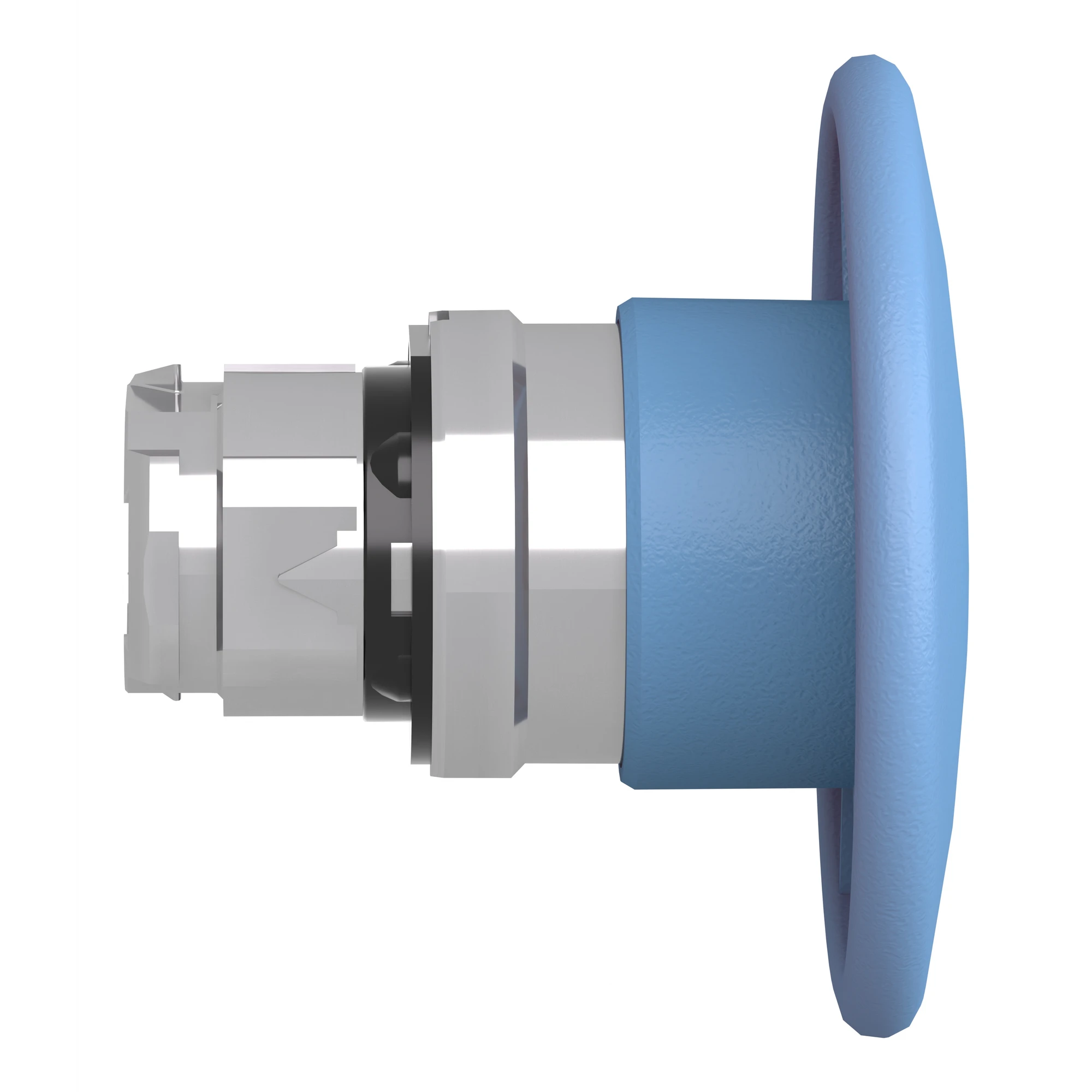 Schneider Electric ZB4BR6 Mushroom Push Button, Front Element, Harmony XB4, Metal, 22mm, Blue, Mushroom 60mm, Unlabeled, Momentary (img_002) Schneider Electric ZB4BR6 Mushroom Push Button, Front Element, Harmony XB4, Metal, 22mm, Blue, Mushroom 60mm, Unlabeled, Momentary (img_002)