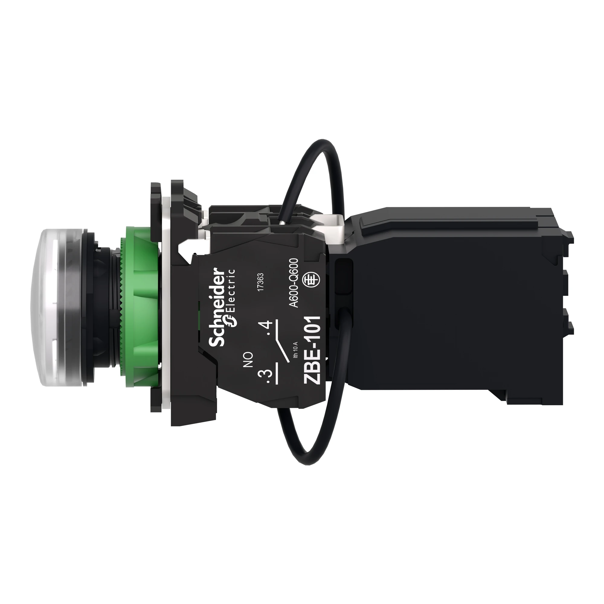 Schneider Electric XB5AV5B1 Signal light, Harmony XB5, plastic, white, 22mm, universal LED, smooth dome, 400V AC (img_005) Schneider Electric XB5AV5B1 Signal light, Harmony XB5, plastic, white, 22mm, universal LED, smooth dome, 400V AC (img_005)