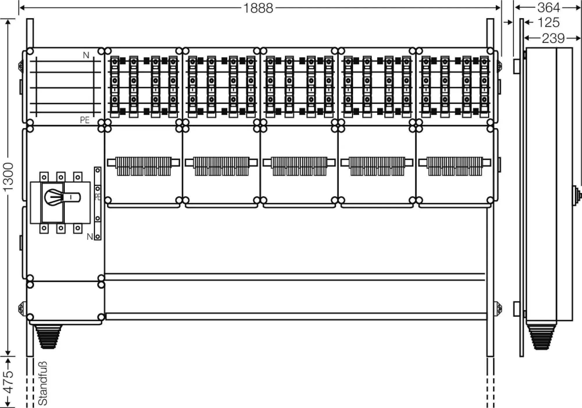 Hensel 65000135 Ladeverteiler für bis zu 20 Ladepunkte à 22kW Mi EV 22kW 20000 (img_002)