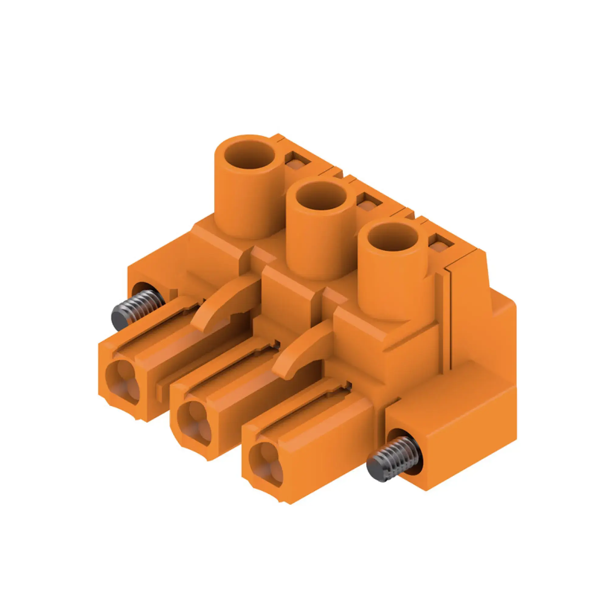 Weidmüller 1095800000 PCB connector (wire connection), 500 V, 29 A, Pitch in mm: 7.62, 4 mm², Number of poles: 3, Clamping yoke connection, Box (img_001)