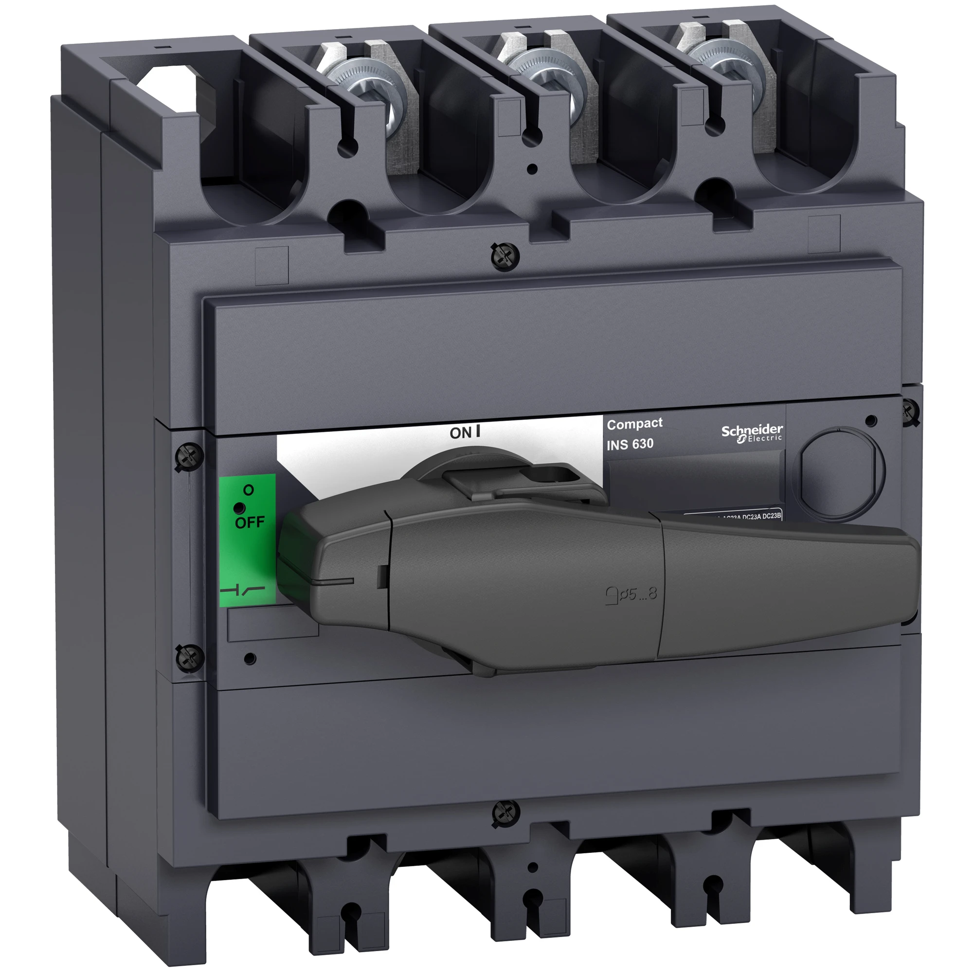 Schneider Electric 31112 Load disconnect switch INS500, 3P, 500A/690V AC/250V DC, rotary drive black (img_001) Schneider Electric 31112 Load disconnect switch INS500, 3P, 500A/690V AC/250V DC, rotary drive black (img_001)