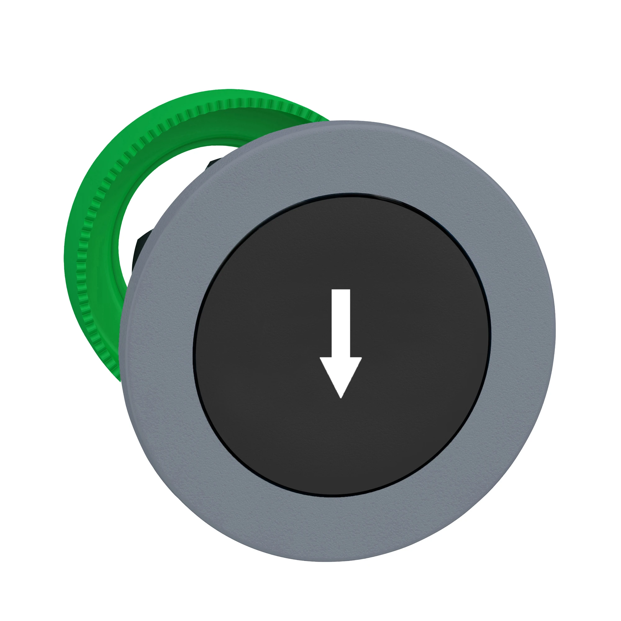 Schneider Electric ZB5FA335C0 Push Button, Front Element, Harmony XB5F, Plastic, 30mm, Light Grey, Black, Labeled Arrow, Momentary (img_001) Schneider Electric ZB5FA335C0 Push Button, Front Element, Harmony XB5F, Plastic, 30mm, Light Grey, Black, Labeled Arrow, Momentary (img_001)