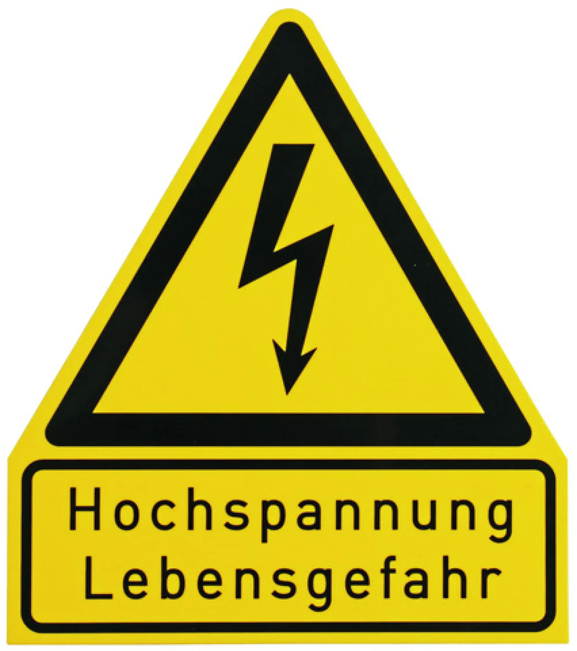 Dehn 700055 Sign: Hochspannung - Lebensgefahr material: plastic (img_001)