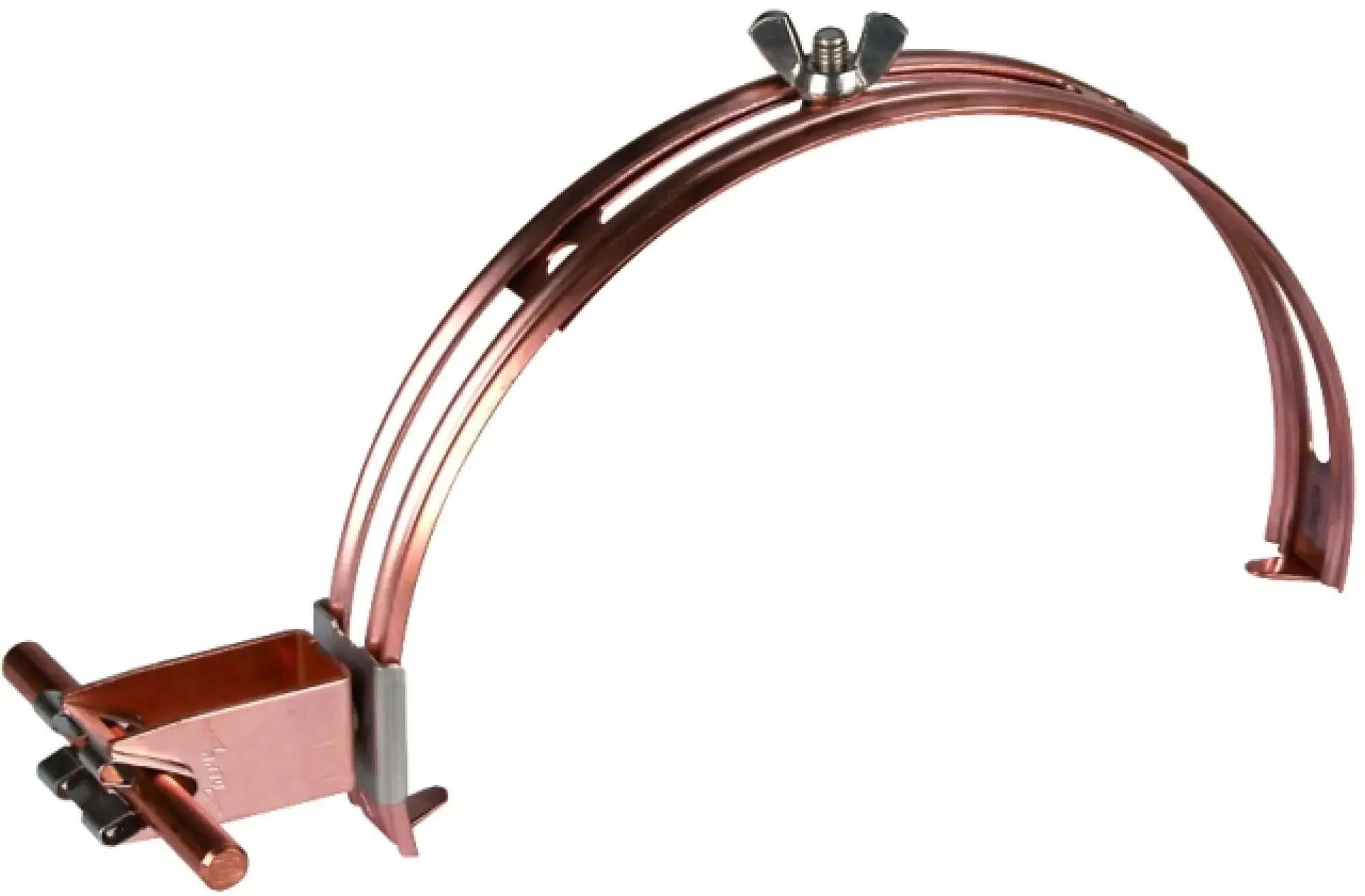 Dehn 206817 Roof cond. holder DEHNgrip StSt/galCu H 32mm f. Rd 8mm clamp. range 180-280mm (img_001) Dehn 206817 Roof cond. holder DEHNgrip StSt/galCu H 32mm f. Rd 8mm clamp. range 180-280mm (img_001)