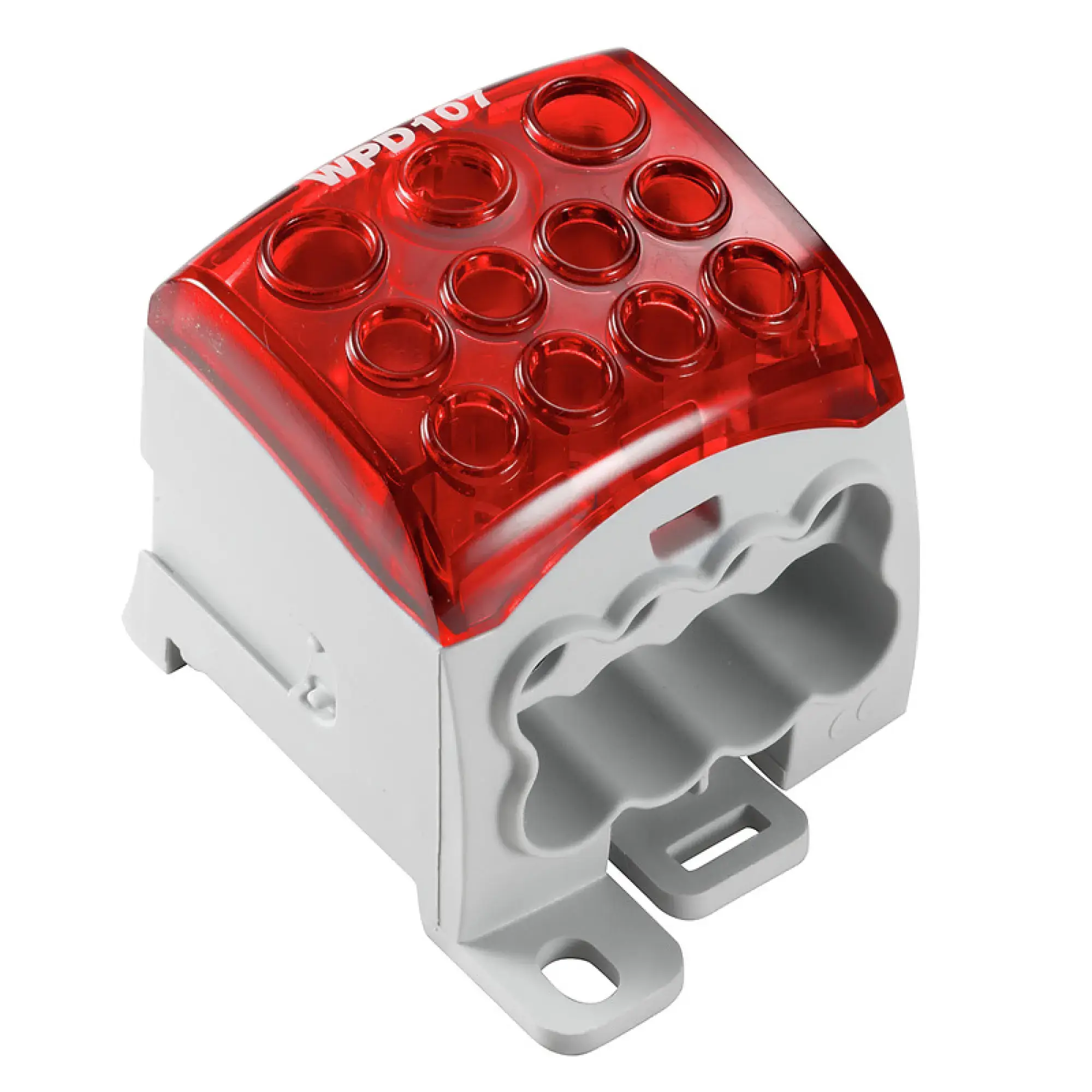 Weidmüller 2725350000 Potential distributor terminal, Screw connection, red, 95 mm², 270 A, 1000 V, Number of connections: 11, Number of levels: 1, Mounting plate, TS 35, V (img_001) Weidmüller 2725350000 Potential distributor terminal, Screw connection, red, 95 mm², 270 A, 1000 V, Number of connections: 11, Number of levels: 1, Mounting plate, TS 35, V (img_001)