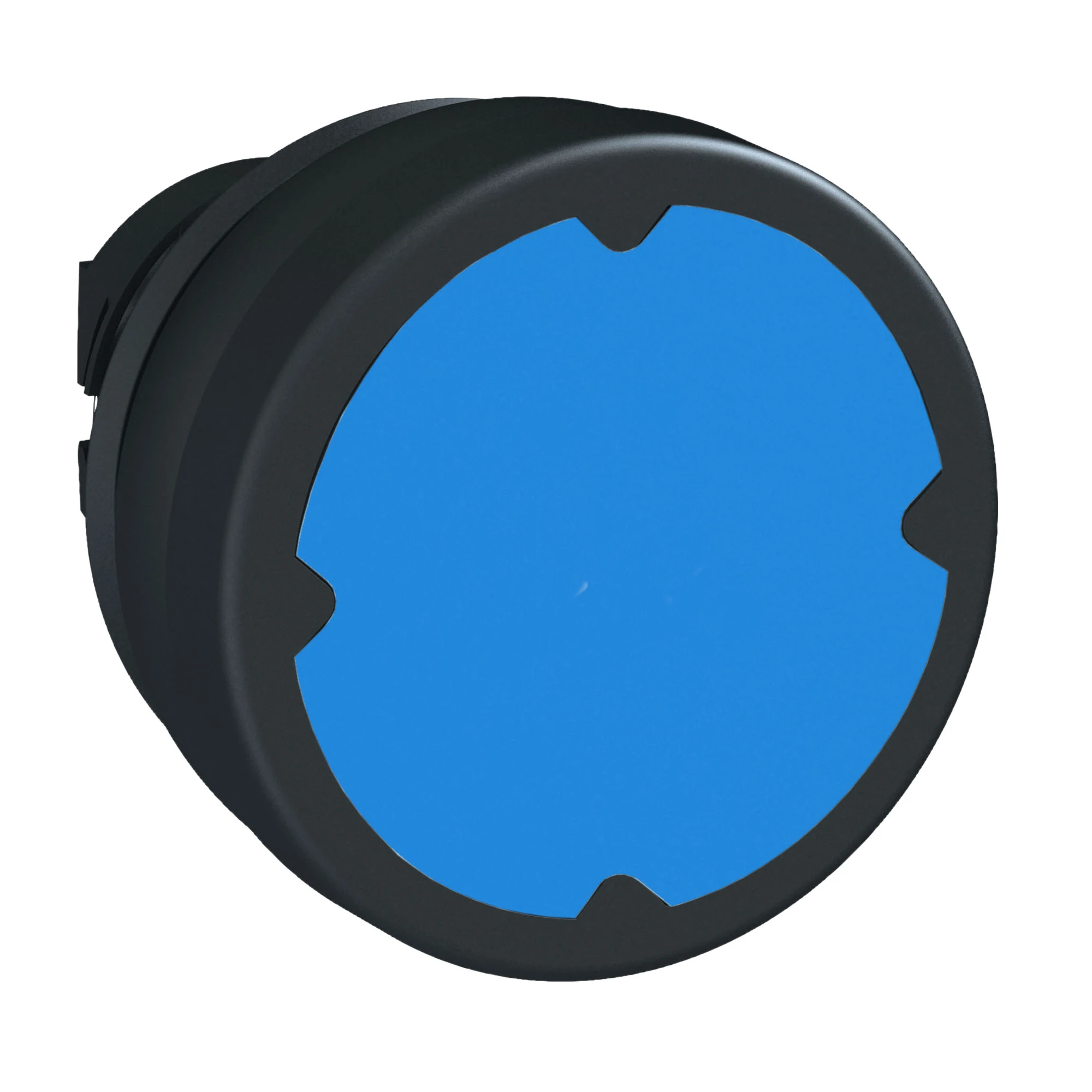 Schneider Electric ZB5AC680 Pushbutton, front element, Harmony XB5, plastic, 22mm, blue, unlabelled, momentary, for harsh environments (img_001)