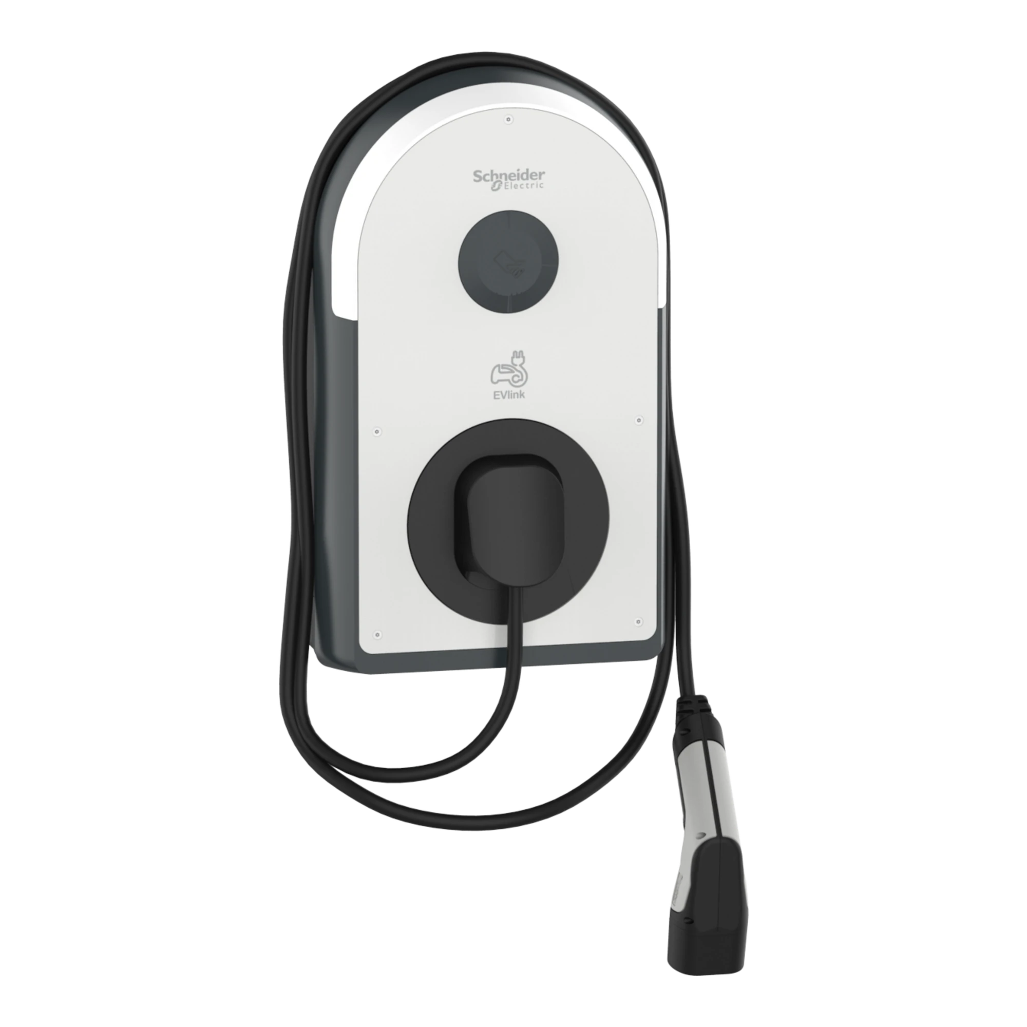 Schneider Electric EVB3S22NCB Pro AC Wallbox, 22kW, T2 Cable, RCD Type B-EV, IP55, IK10, NFC/RFID Reader (img_001) Schneider Electric EVB3S22NCB Pro AC Wallbox, 22kW, T2 Cable, RCD Type B-EV, IP55, IK10, NFC/RFID Reader (img_001)