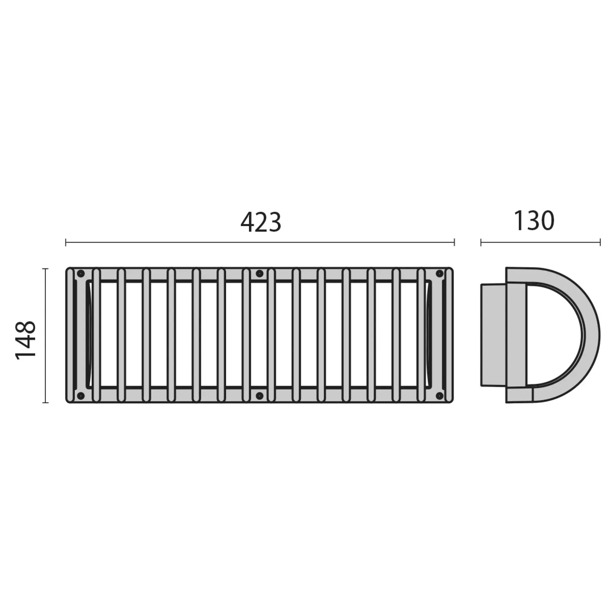 Performance iN Lighting 002098 Wandleuchte 2x40W A60 symmetrische extrabreite Streuoptik 002098 (img_003)