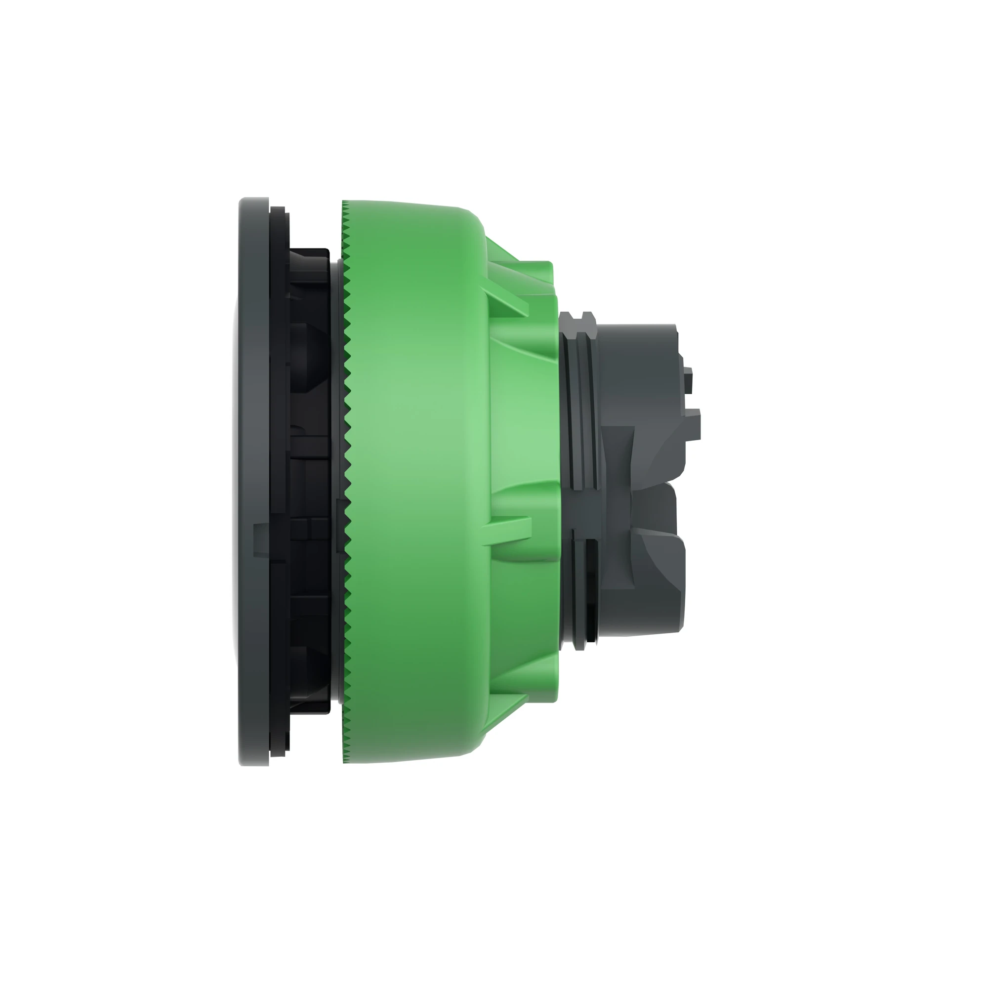 Schneider Electric ZB5FW913 Illuminated pushbutton, front element, Harmony XB5F, plastic, 30mm, white, for universal LED, illuminated ring (img_006)