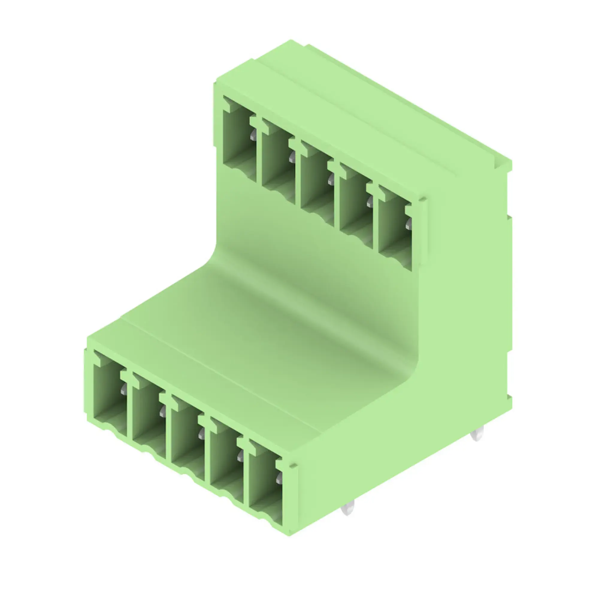 Weidmüller 1032290000 PCB connector (board connection), 160 V, 17.5 A, Pitch in mm: 3.81, Number of poles: 10, THT solder connection, Box (img_001)