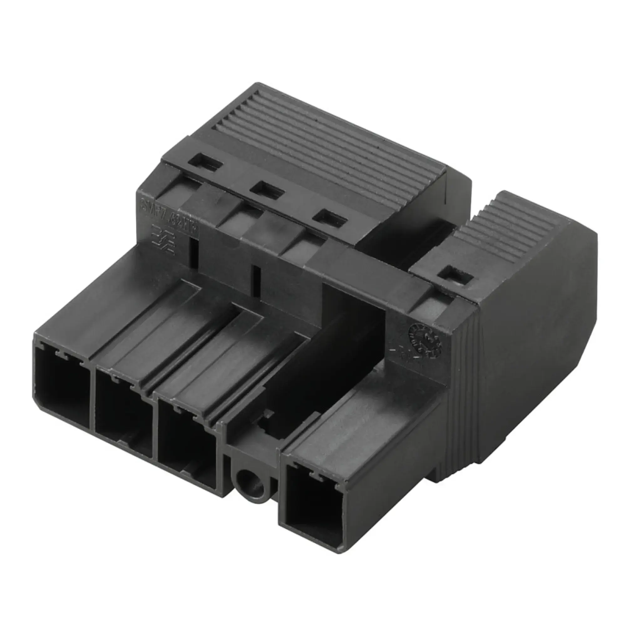 Weidmüller 1430010000 PCB connector (wire connection), 800 V, 57 A, Pitch in mm: 7.62, 10 mm², Number of poles: 4, PUSH IN without actuator, Tension-clamp connection, Box (img_002)