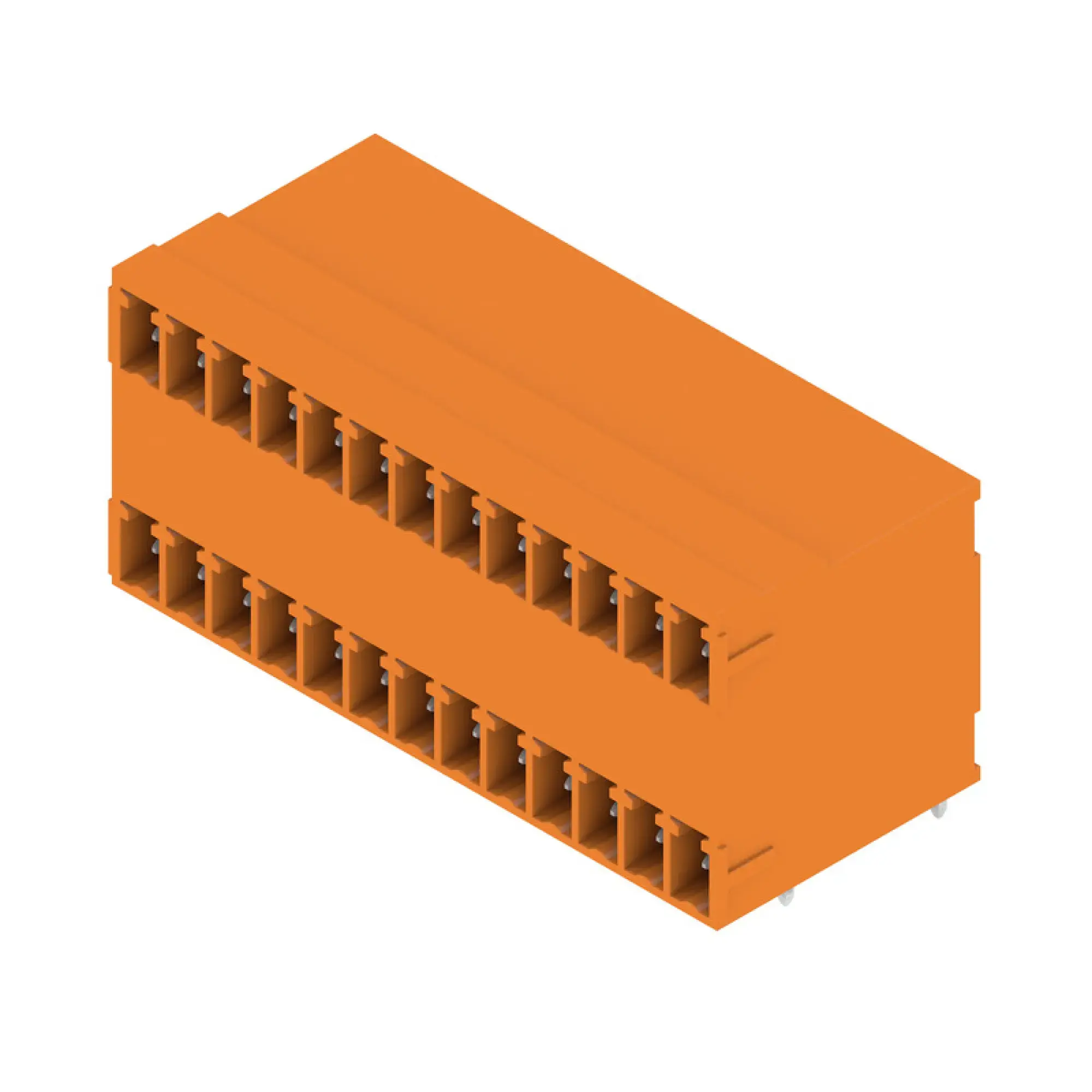 Weidmüller 1972900000 PCB connector (board connection), 160 V, 17.5 A, Pitch in mm: 3.81, Number of poles: 26, THT solder connection, Box (img_001)
