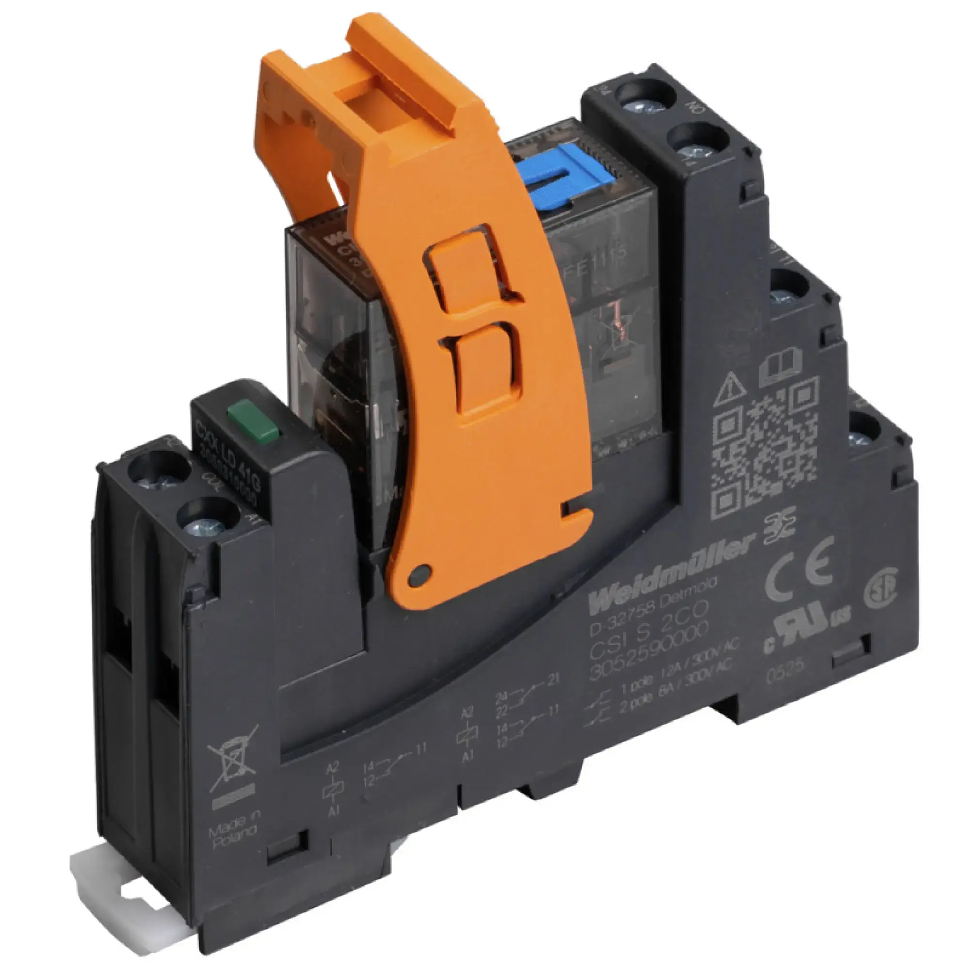 Weidmüller 3137450000 Relay module, 24 V DC +10 % / -20 %, Green LED, 1 CO contact (AgNi) , 250 V AC, 16 A, Screw connection CRIKIT S 24VDC 1CO L/D/PB (img_001) Weidmüller 3137450000 Relay module, 24 V DC +10 % / -20 %, Green LED, 1 CO contact (AgNi) , 250 V AC, 16 A, Screw connection CRIKIT S 24VDC 1CO L/D/PB (img_001)