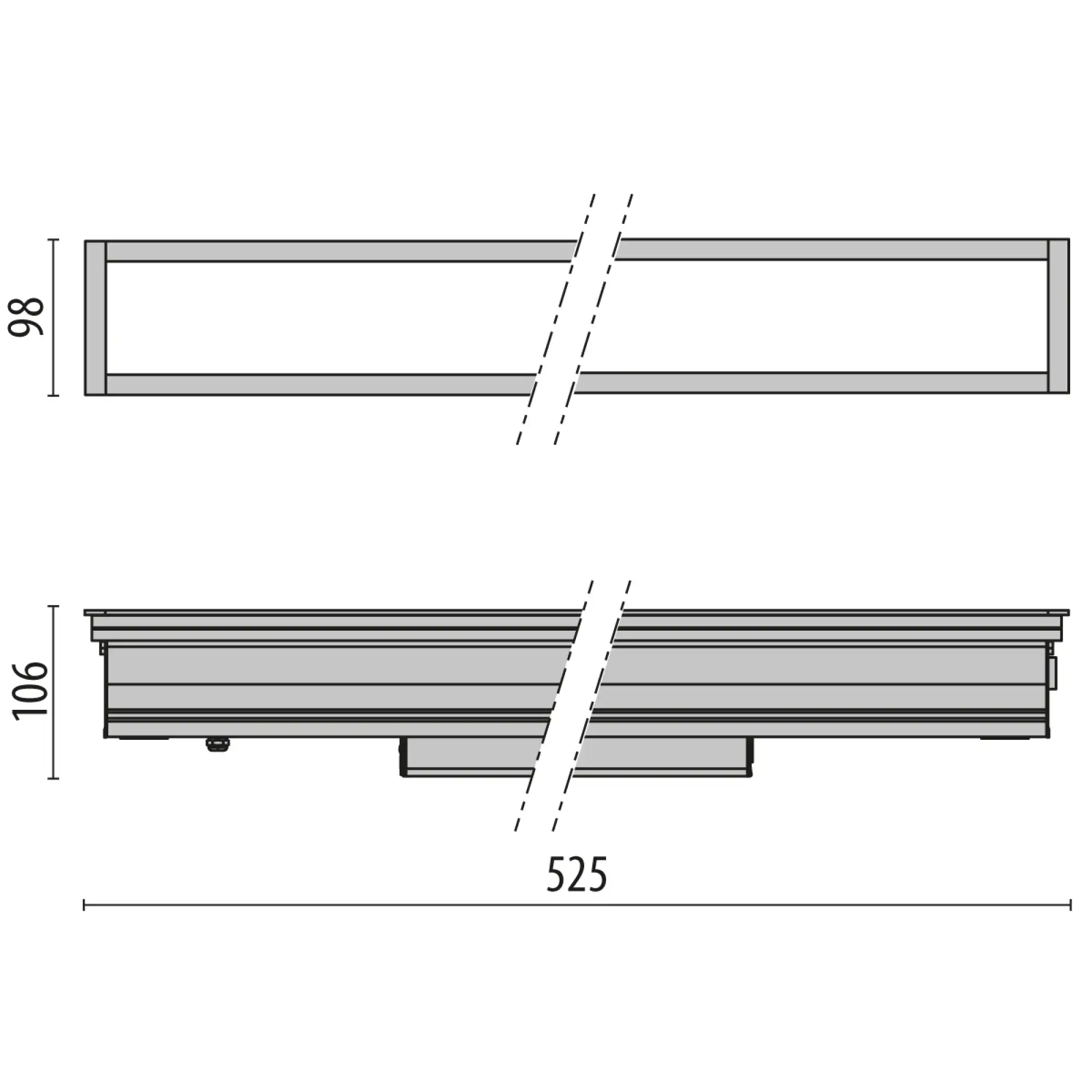Performance iN Lighting 3107555 LED-Lineare Einbauleuchte 3000K 21W DALI ellipsenförmige Optik 3107555 (img_002)