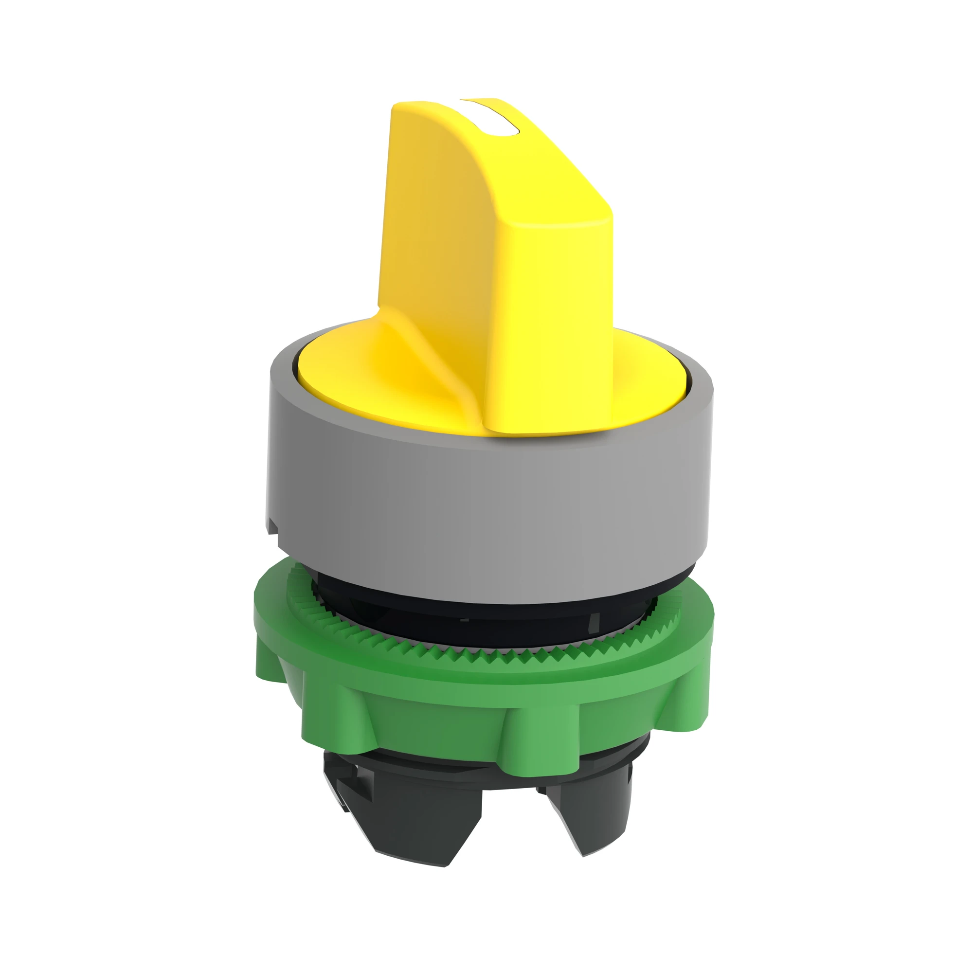 Schneider Electric ZB5AD505C0 Selector switch, Front element, Harmony XB5, plastic, 22mm, light gray, yellow, 3 positions, latching center (img_005) Schneider Electric ZB5AD505C0 Selector switch, Front element, Harmony XB5, plastic, 22mm, light gray, yellow, 3 positions, latching center (img_005)