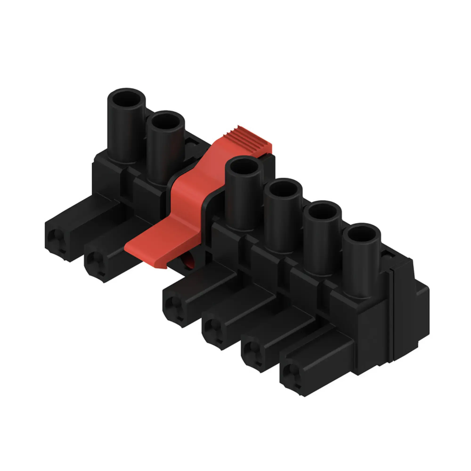 Weidmüller 1398920000 PCB connector (wire connection), 500 V, 29 A, Pitch in mm: 7.62, 4 mm², Number of poles: 6, Clamping yoke connection, Box (img_001) Weidmüller 1398920000 PCB connector (wire connection), 500 V, 29 A, Pitch in mm: 7.62, 4 mm², Number of poles: 6, Clamping yoke connection, Box (img_001)
