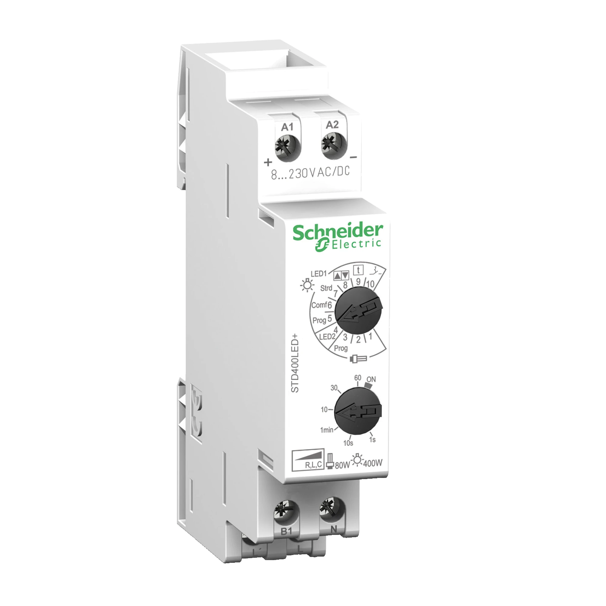 Schneider Electric CCTDD20017 Acti 9, STD400LED+DIN universal dimmer (img_001) Schneider Electric CCTDD20017 Acti 9, STD400LED+DIN universal dimmer (img_001)