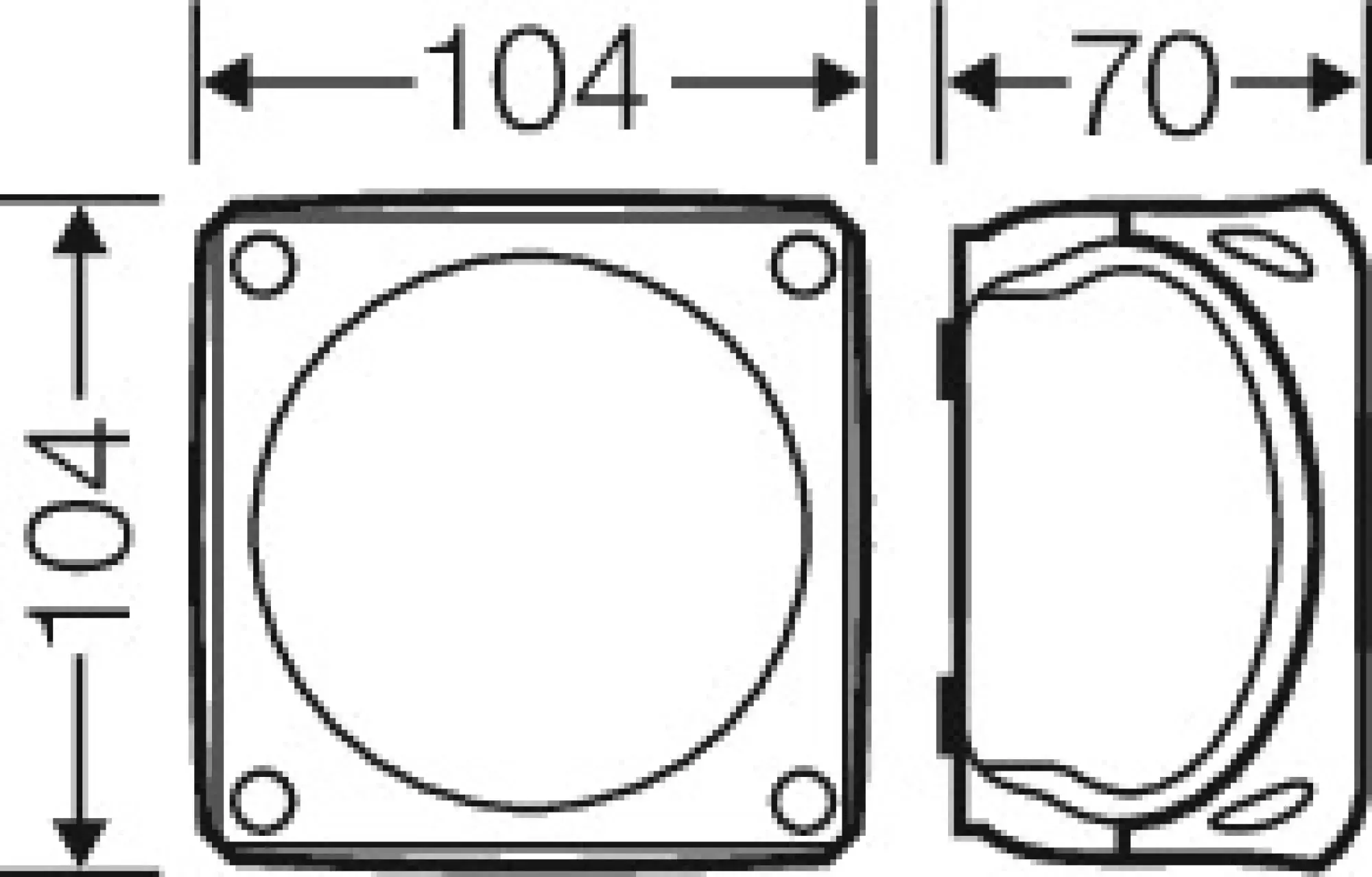 Hensel 62000038 Kabelabzweigkasten 1,5-2,5 qmm 5polig, mit rotem Deckel DK 0402 R (img_003)