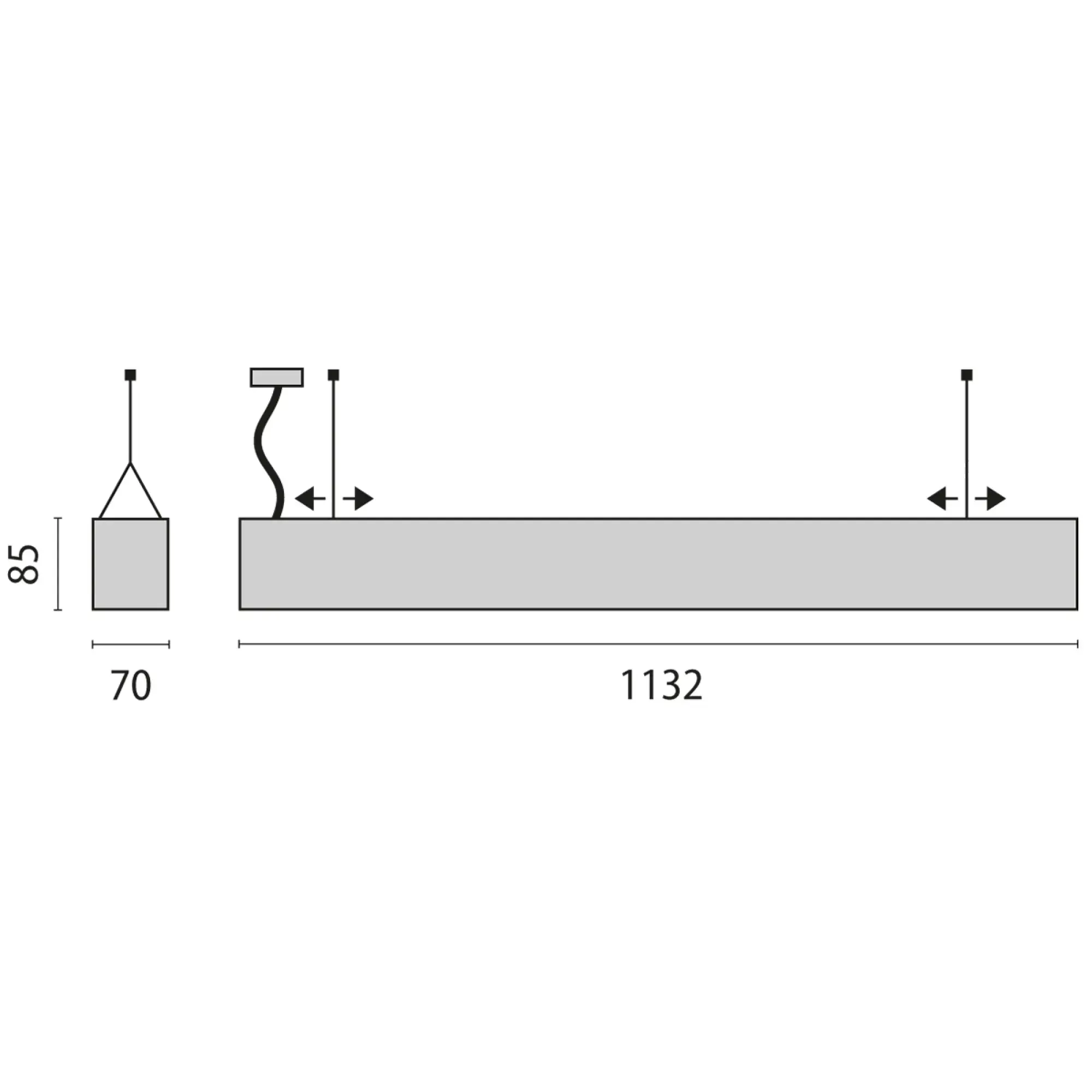 Performance iN Lighting 3109606 LED-Pendelleuchte 4000K 10W statisch opalweißer Diffusor 3109606 (img_006)