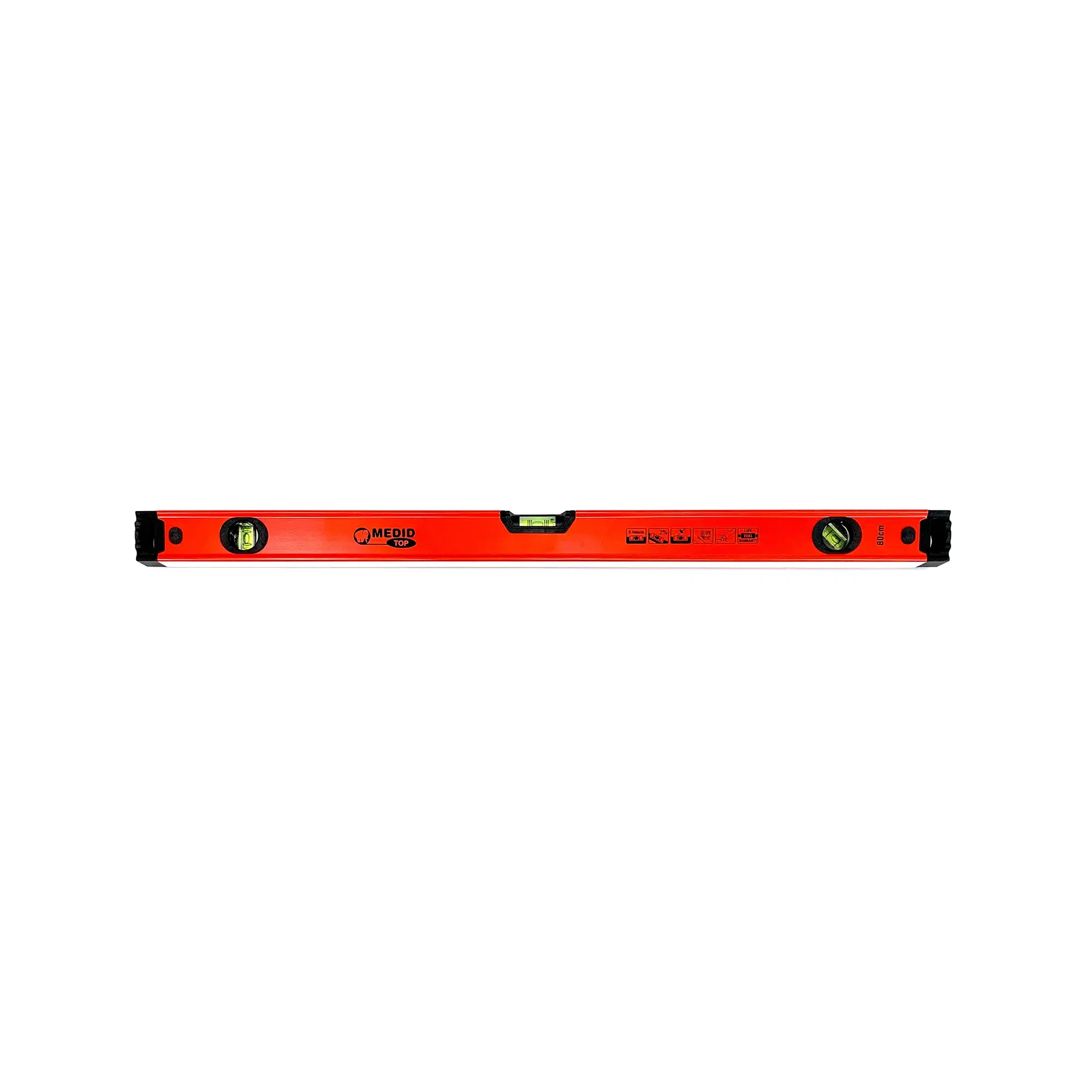 MEDID 70580 Aluminium spirit level Top 80 cm (img_001) MEDID 70580 Aluminium spirit level Top 80 cm (img_001)
