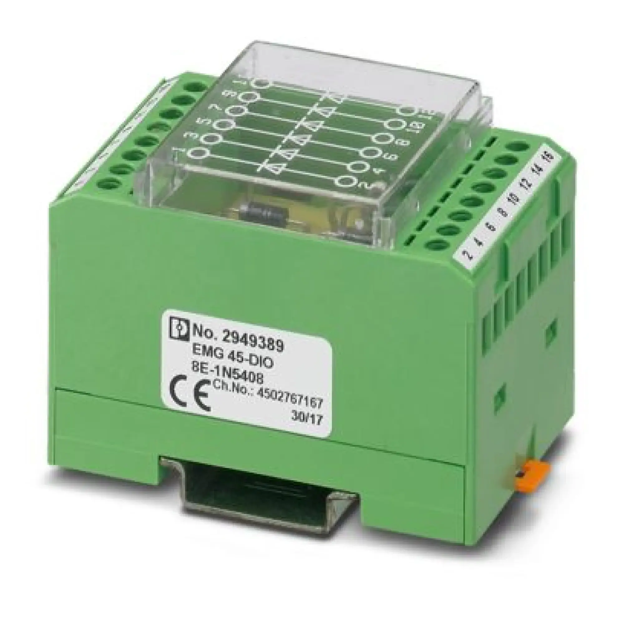 Phoenix Contact 2949389 Diode block EMG 45-DIO 8E-1N5408 (img_001)