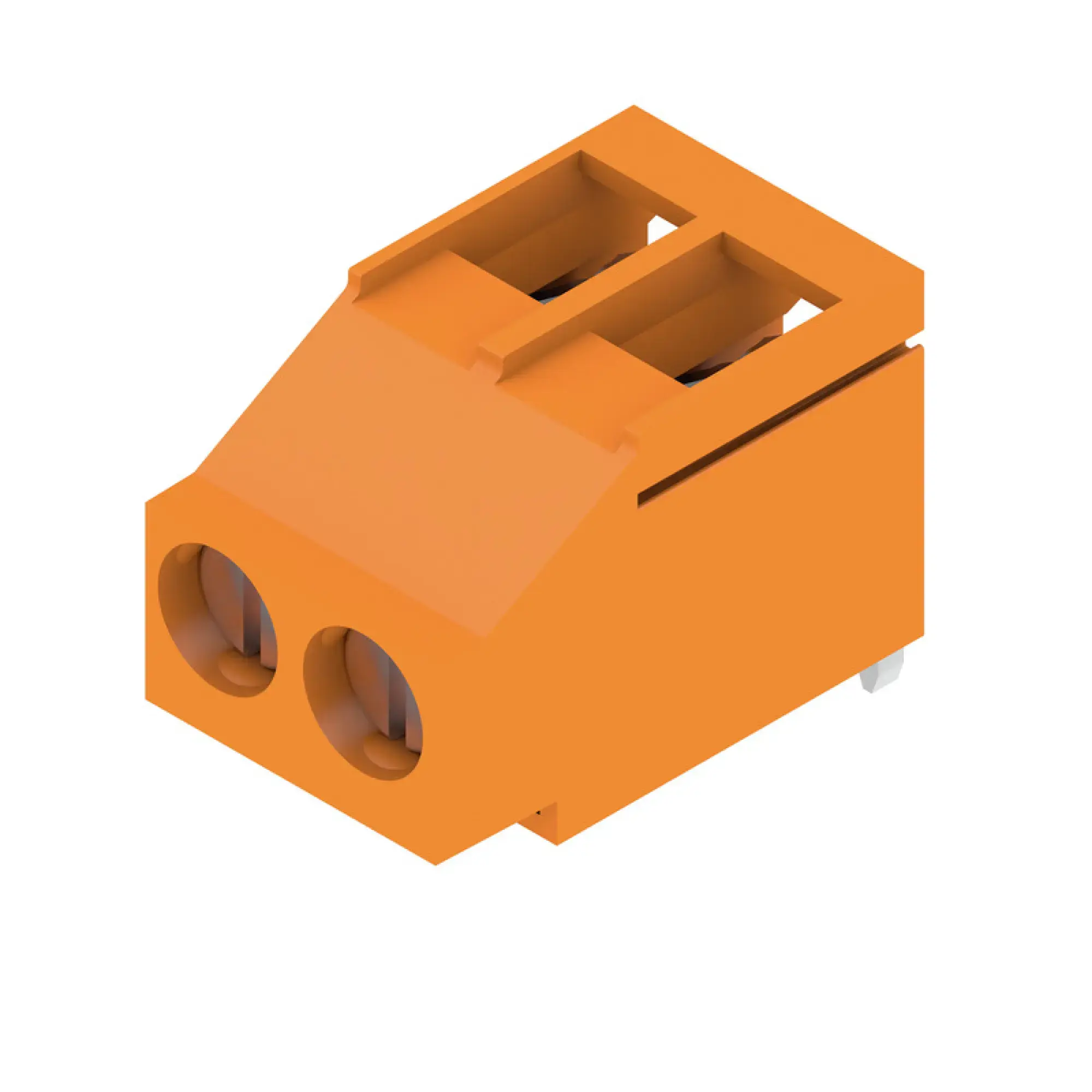 Weidmüller 1994250000 PCB terminal, 320 V, 32.5 A, Pitch in mm: 5.08, 6 mm², Number of poles: 2, Clamping yoke connection, THT solder connection, 180°, Box (img_001) Weidmüller 1994250000 PCB terminal, 320 V, 32.5 A, Pitch in mm: 5.08, 6 mm², Number of poles: 2, Clamping yoke connection, THT solder connection, 180°, Box (img_001)