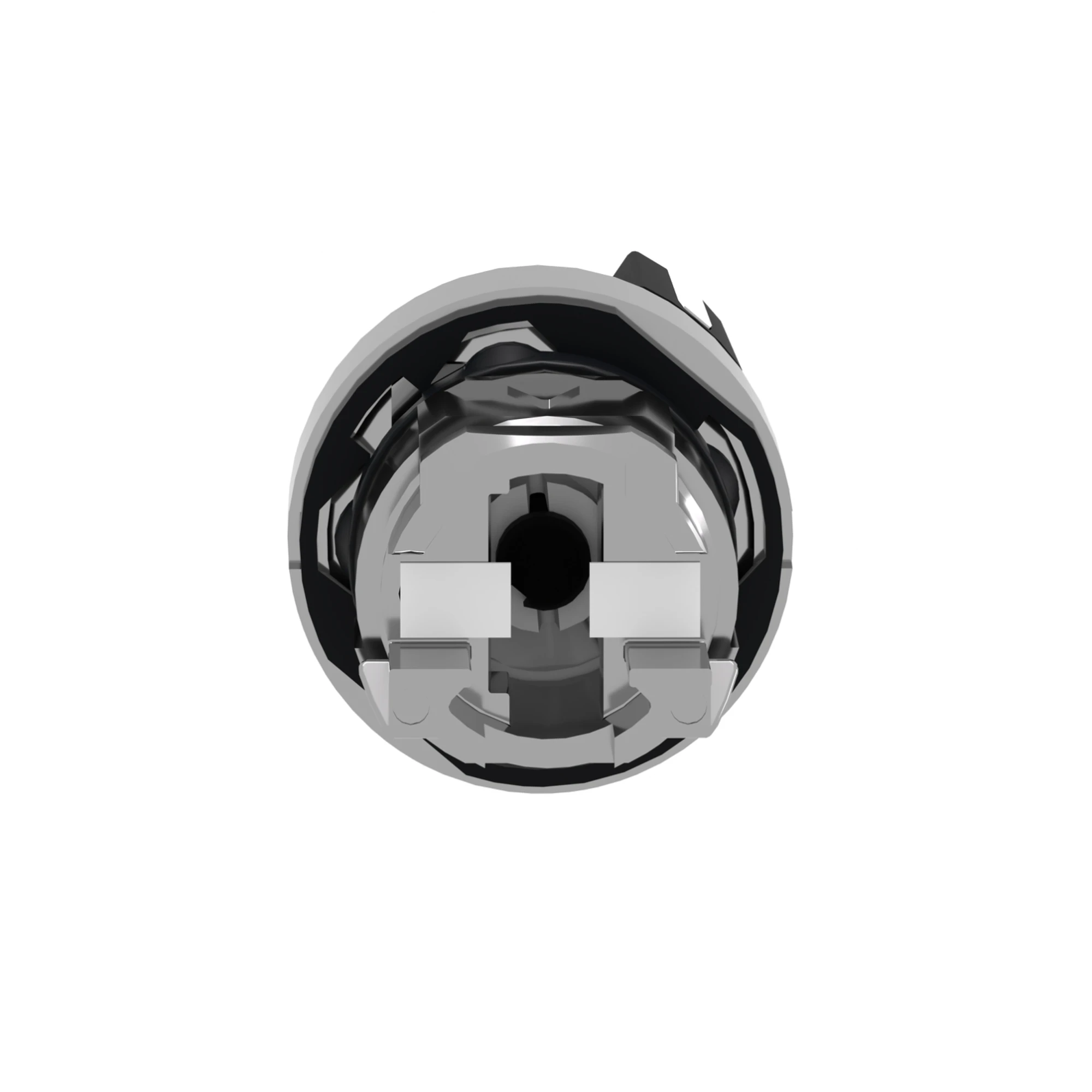 Schneider Electric ZB4BD4 Rotary Selector Switch, Front Element, Harmony XB4, Metal, 22mm, Black, 2 Positions, Momentary (img_002)