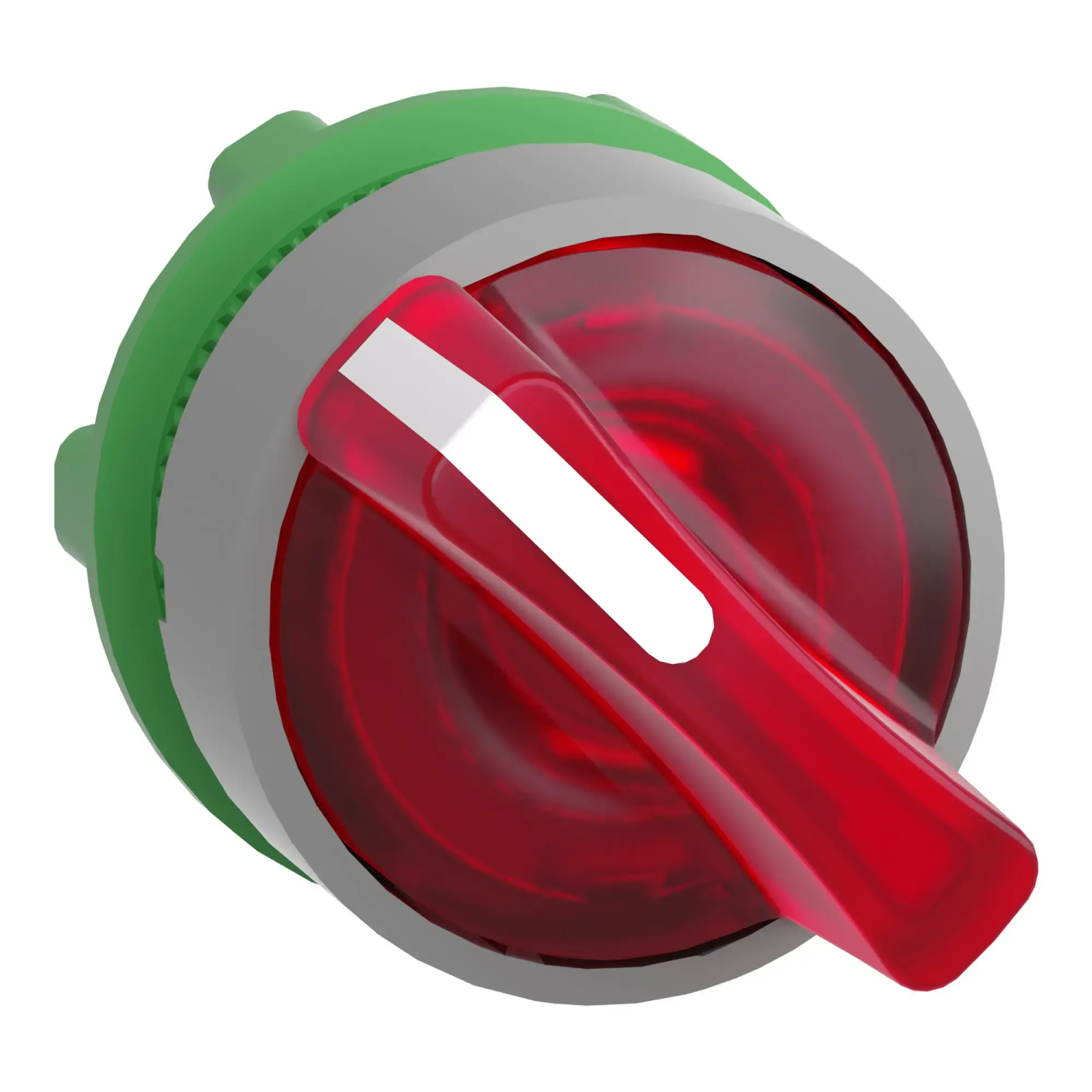 Schneider Electric ZB5AK1243C0 Illuminated selector switch, front element, Harmony XB5, plastic, 22mm red, for universal LED, 2 positions, latching (img_008)